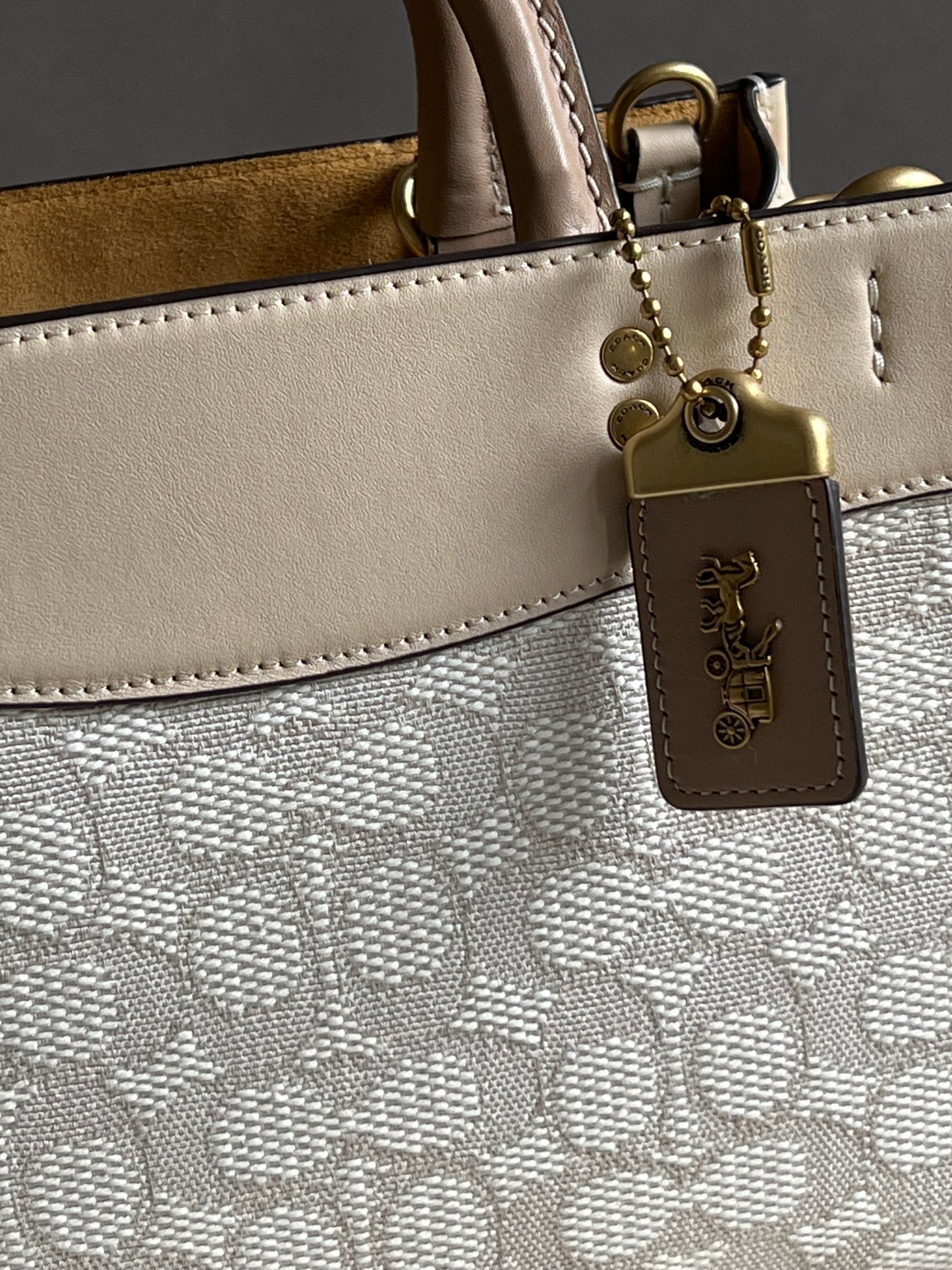 Coach Rogue 25 In Signature Textile Jacquard