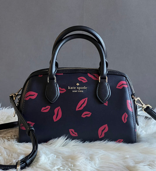 Kate Spade Madison Lip Toss Duffle Crossbody