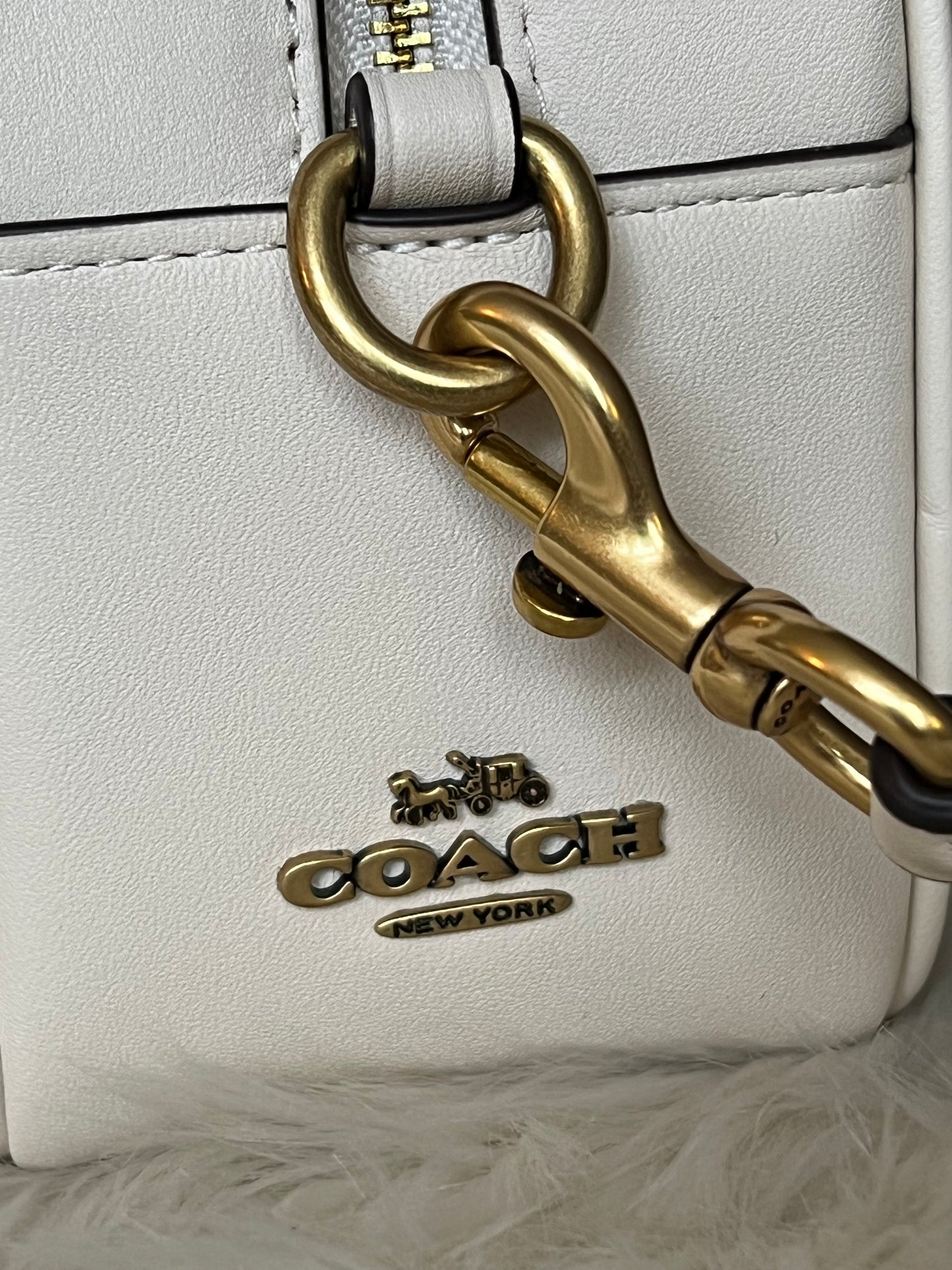 Coach Satchel Crossbody Bag with Grommets