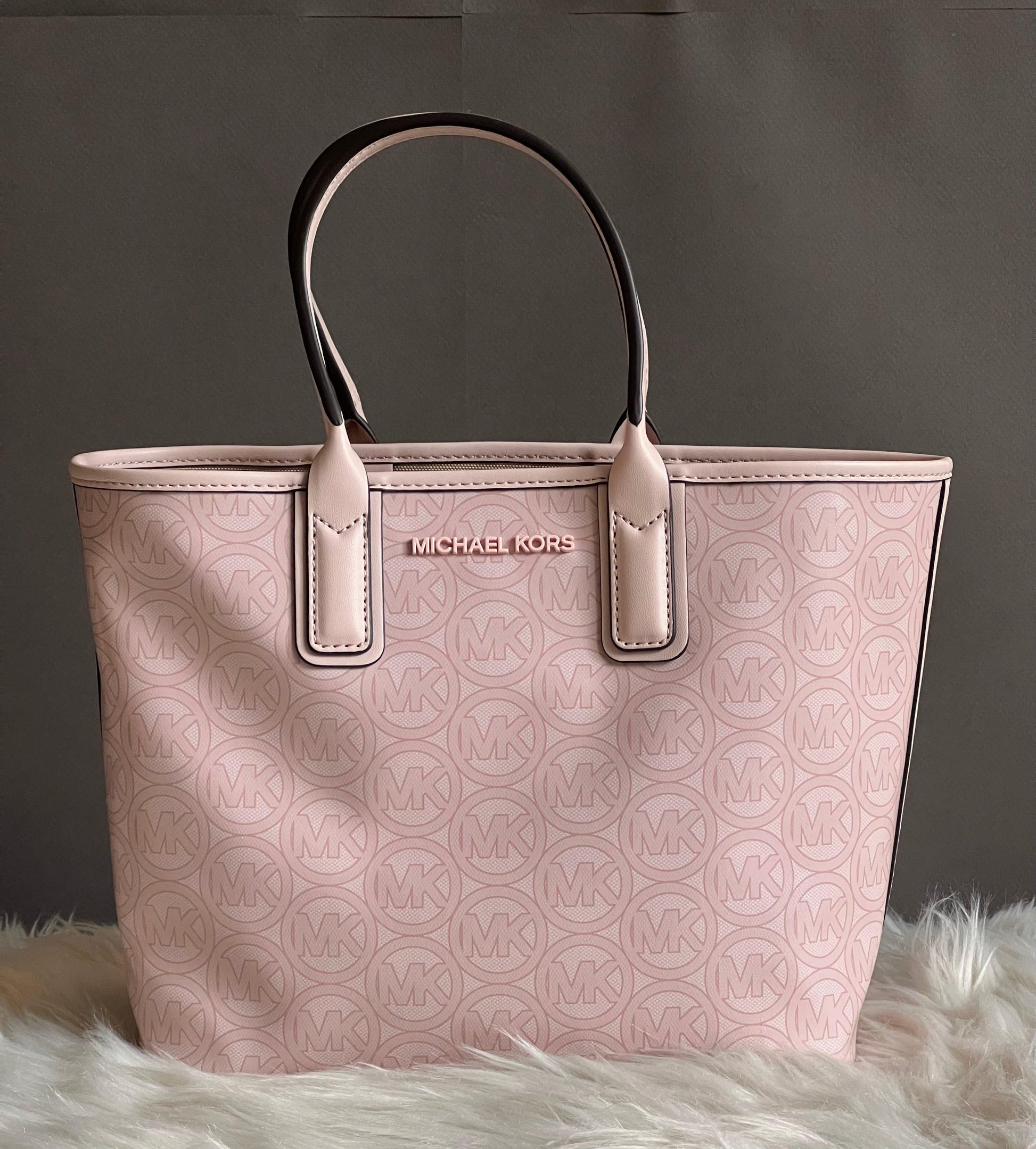 Michael Kors Pink Tote Bag MICHAEL Michael Kors Pink Leather
