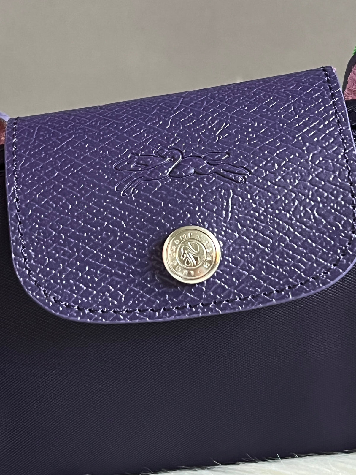 Longchamp XS Le Pliage Original Pouch with Strap