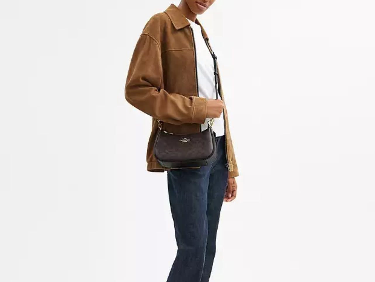 Coach Teri Shoulder Bag in Signature Canvas