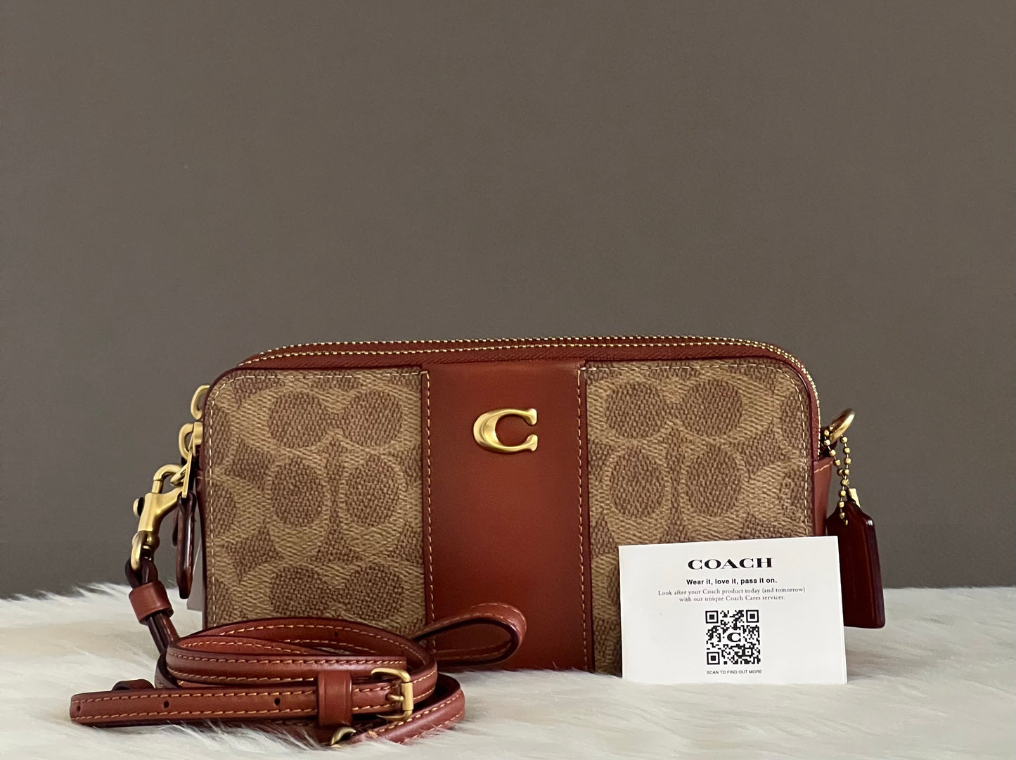 Coach Kira Crossbody Bag In Colorblock Signature Canvas