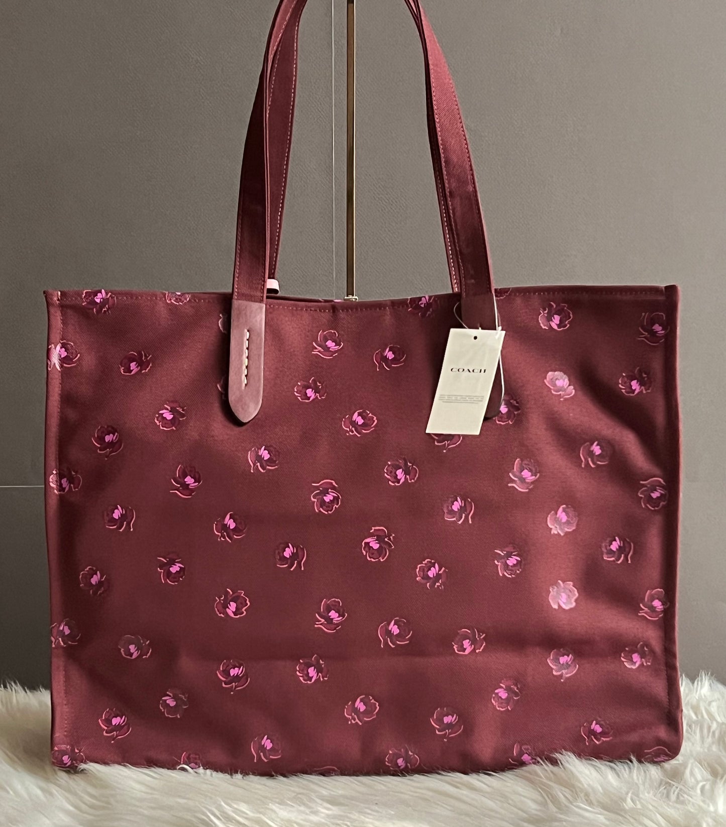 Coach Lunar New Year Tote 42 With Rabbit In 100% Recycled Canvas