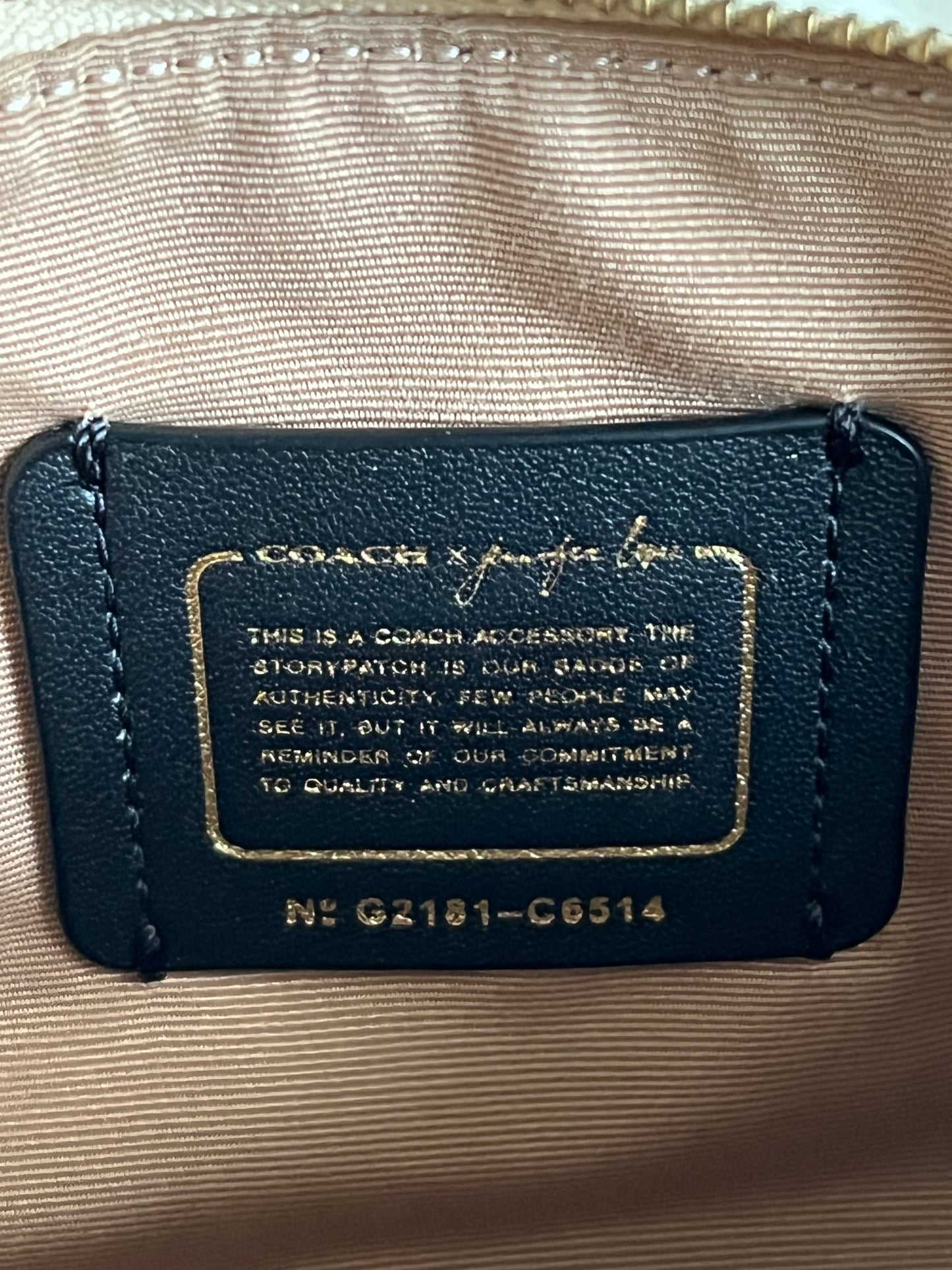 Coach X Jennifer Lopez Corner Zip Wristlet