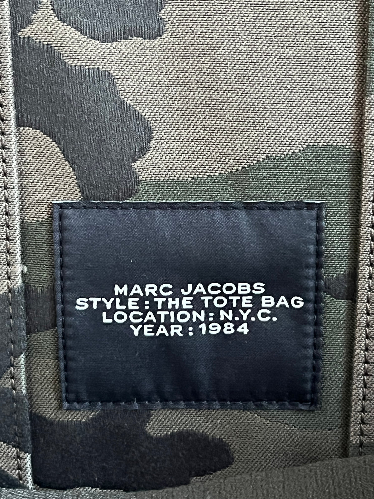 Marc Jacobs The Camo Jacquard Small Tote Bag