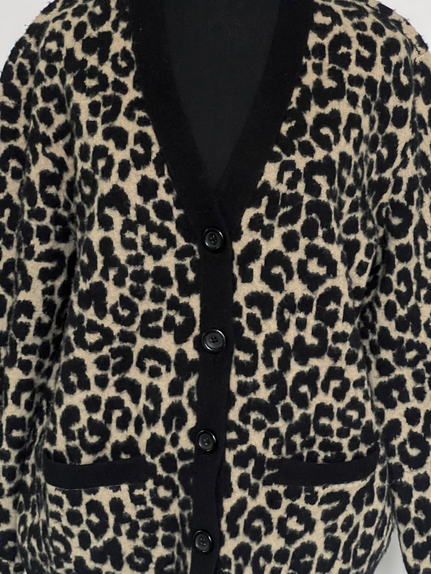 Coach Leopard Cardigan