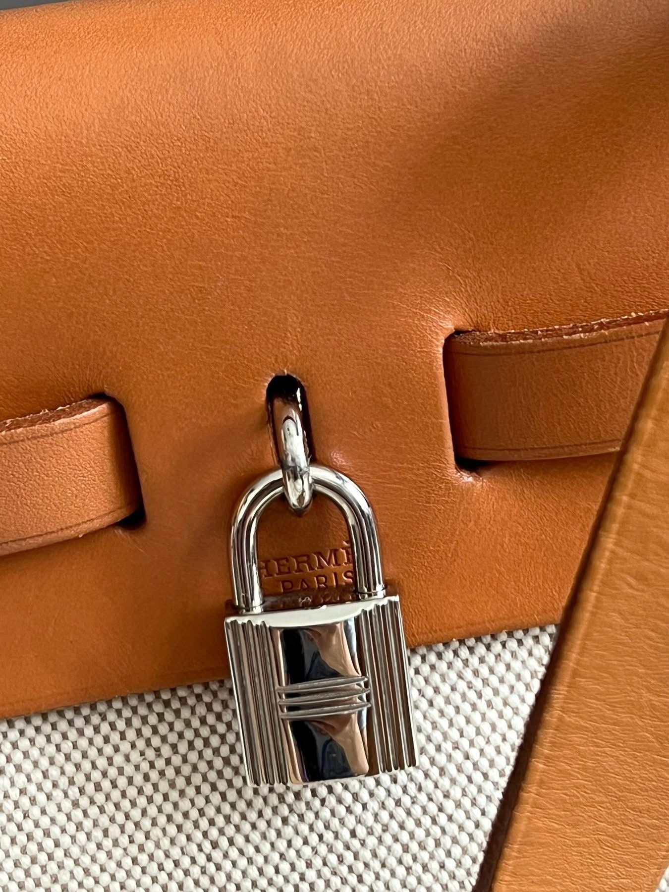 PRE-LOVED - Hermes Vintage Herbag 31 2-in-1 Bag