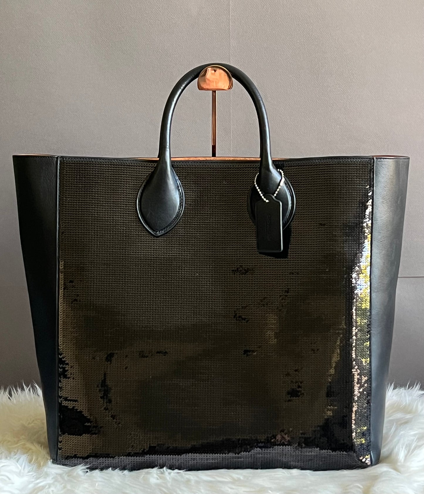 Coach Leo Tote 37 with Sequins