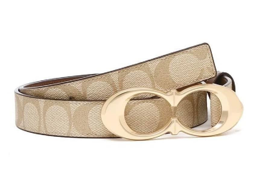 Coach Women's Outlet Signature Buckle Belt