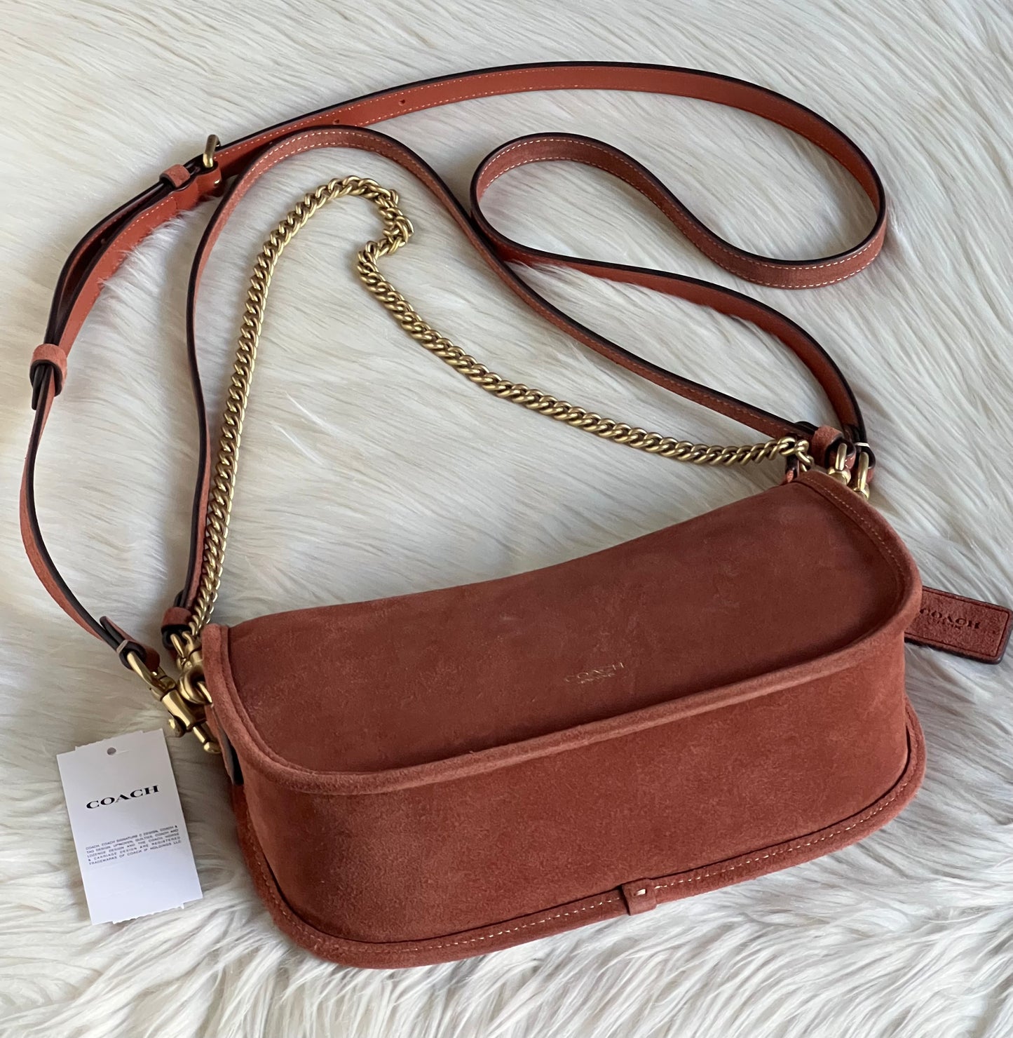 Coach Suede Waverly Bag