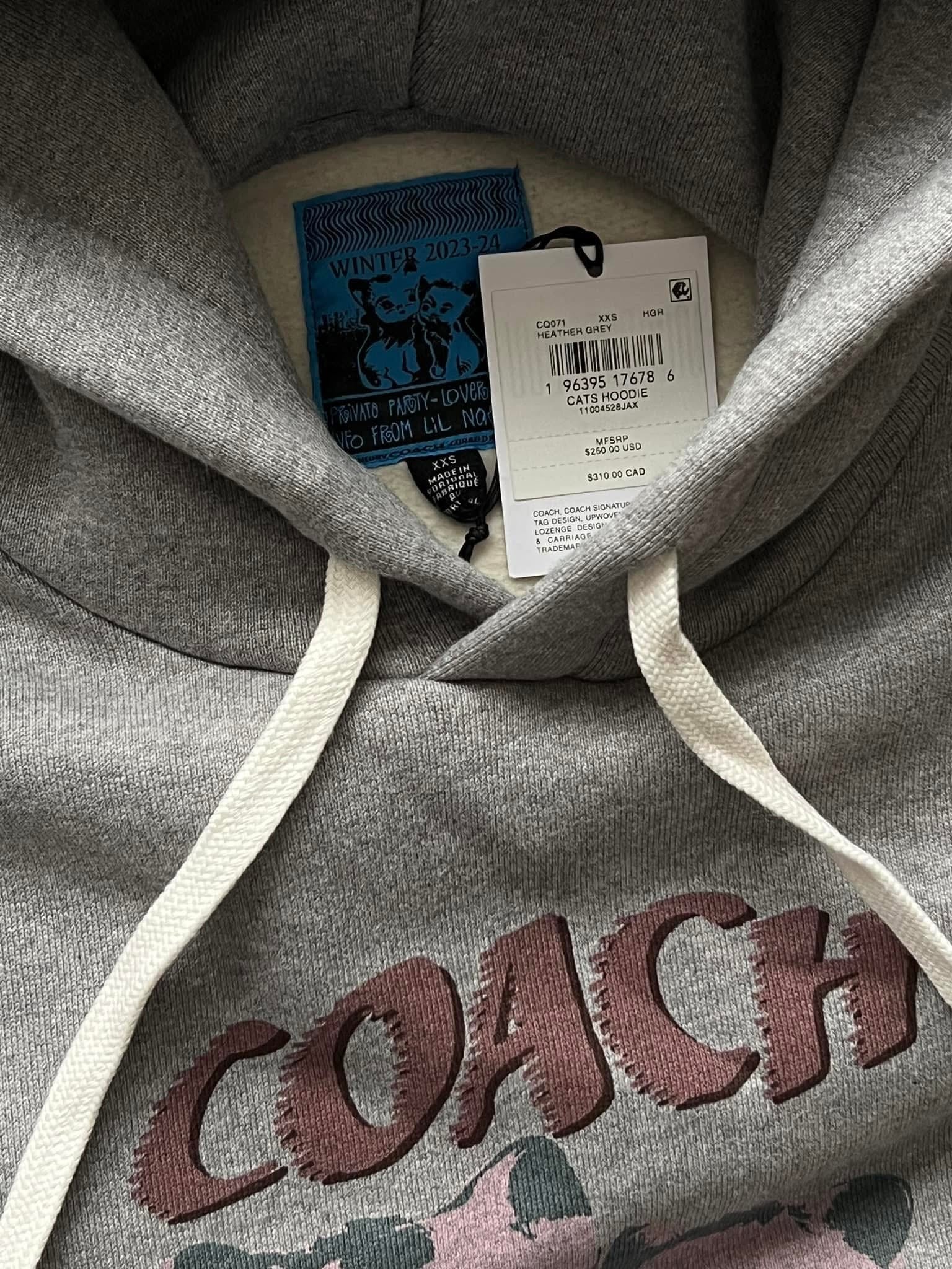 Coach The Lil Nas X Drop Cats Cropped Pullover Hoodie – Club de Mode
