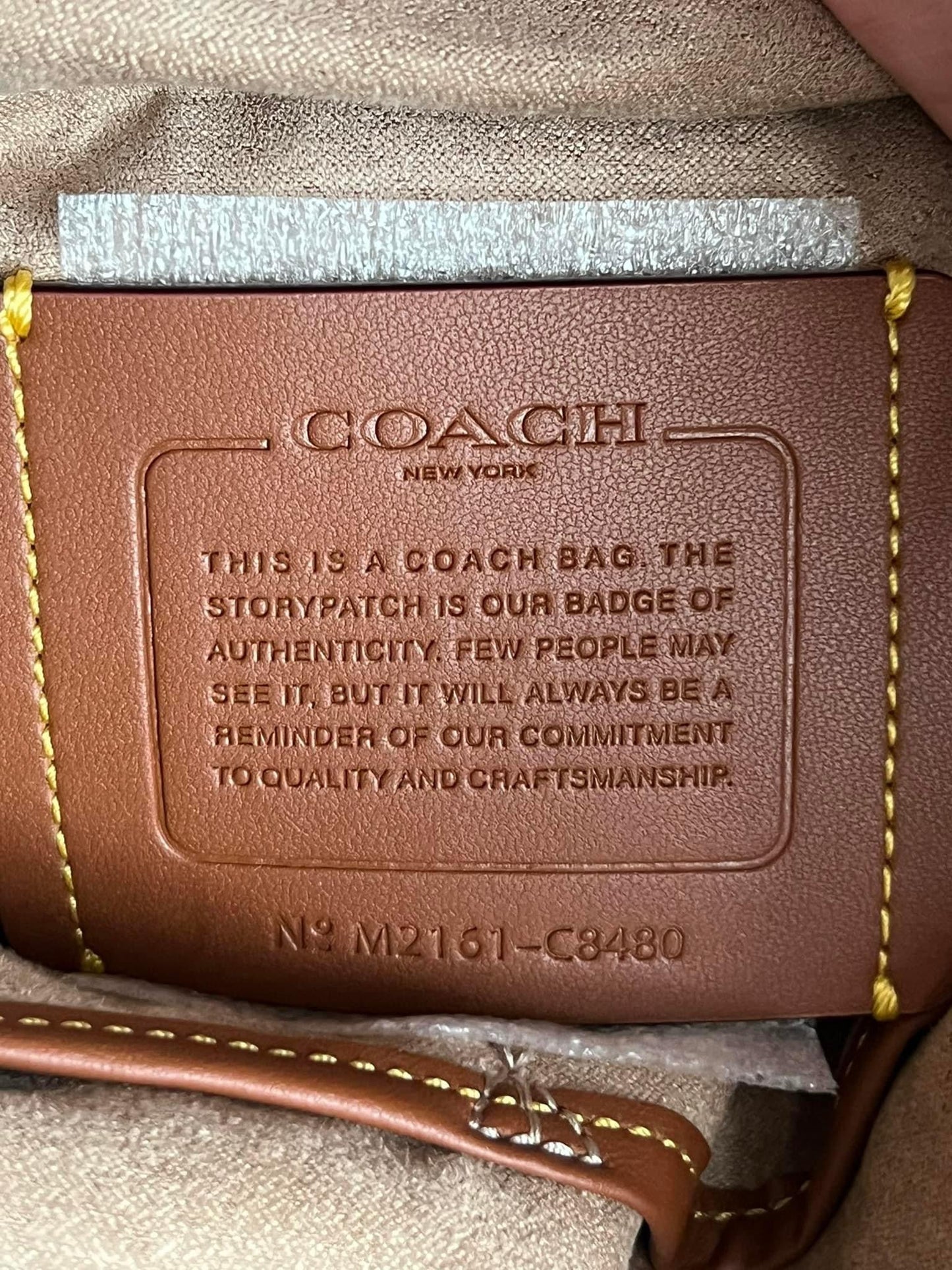 Coach Hitch Backpack with Trompe L’oeil