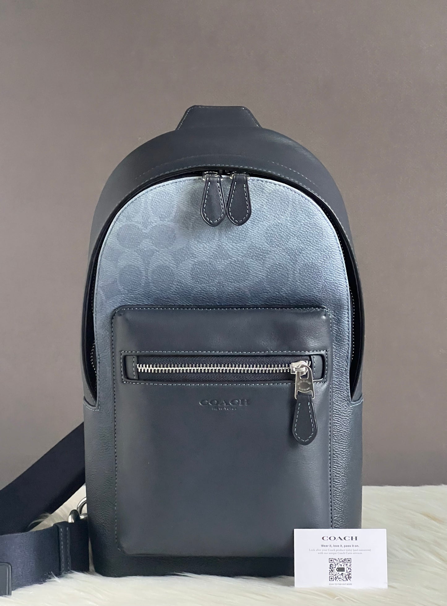 Coach West Pack In Ombre Signature Canvas