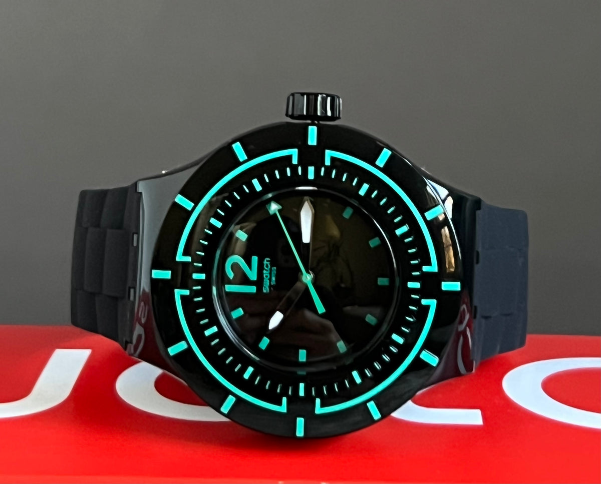 Swatch Dark Water Watch