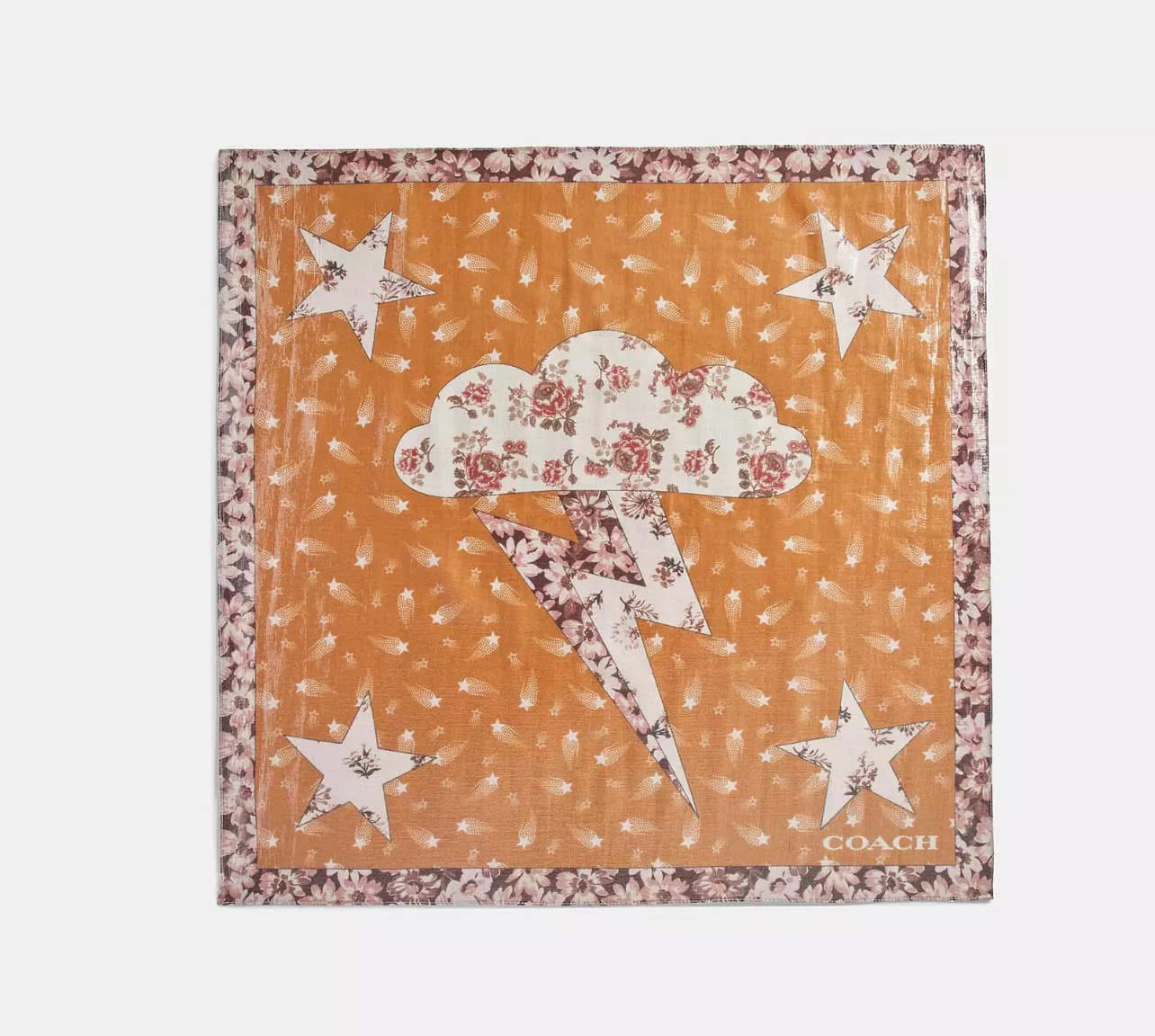 Coach Glam Rock Lame Bandana