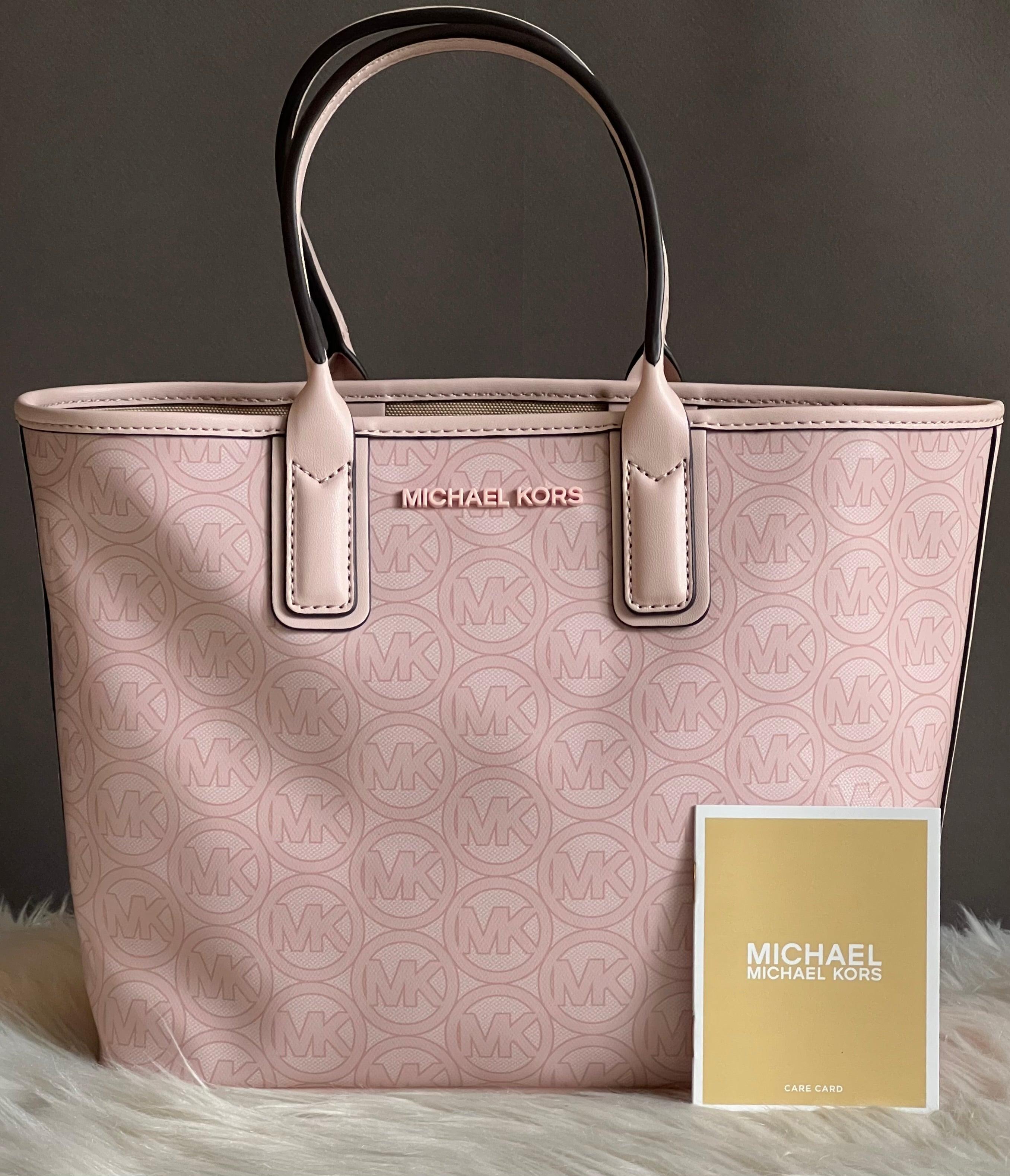 MICHAEL newest KORS Jodie Small Logo Jacquard Tote Bag Purse Handbag NWT NEW Sherbert