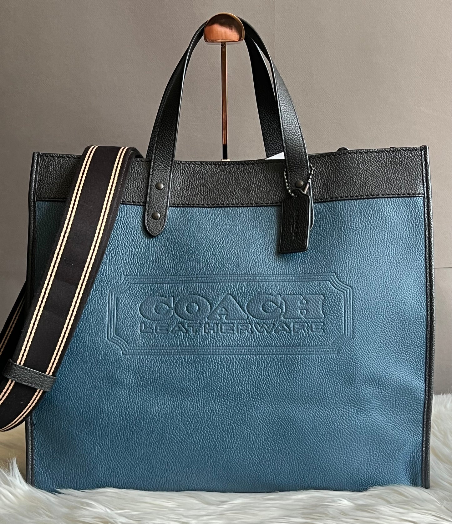 Coach Field Tote 40 with Coach Badge