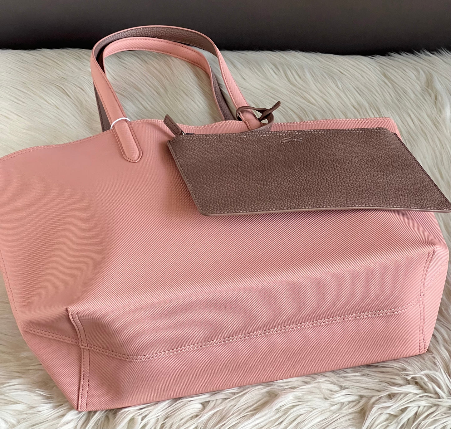 Lacoste Women’s Anna Reversible Tote with Pouch