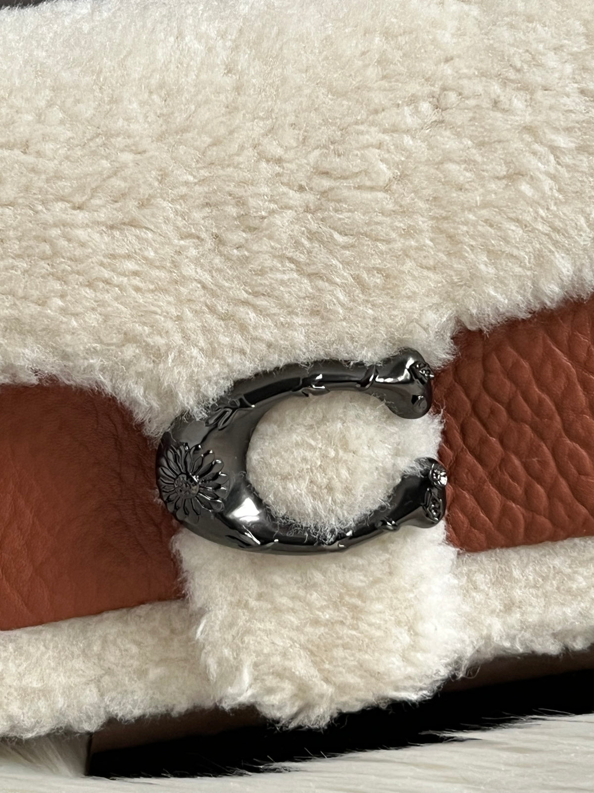 Coach Tabby Shoulder Bag 26 In Shearling