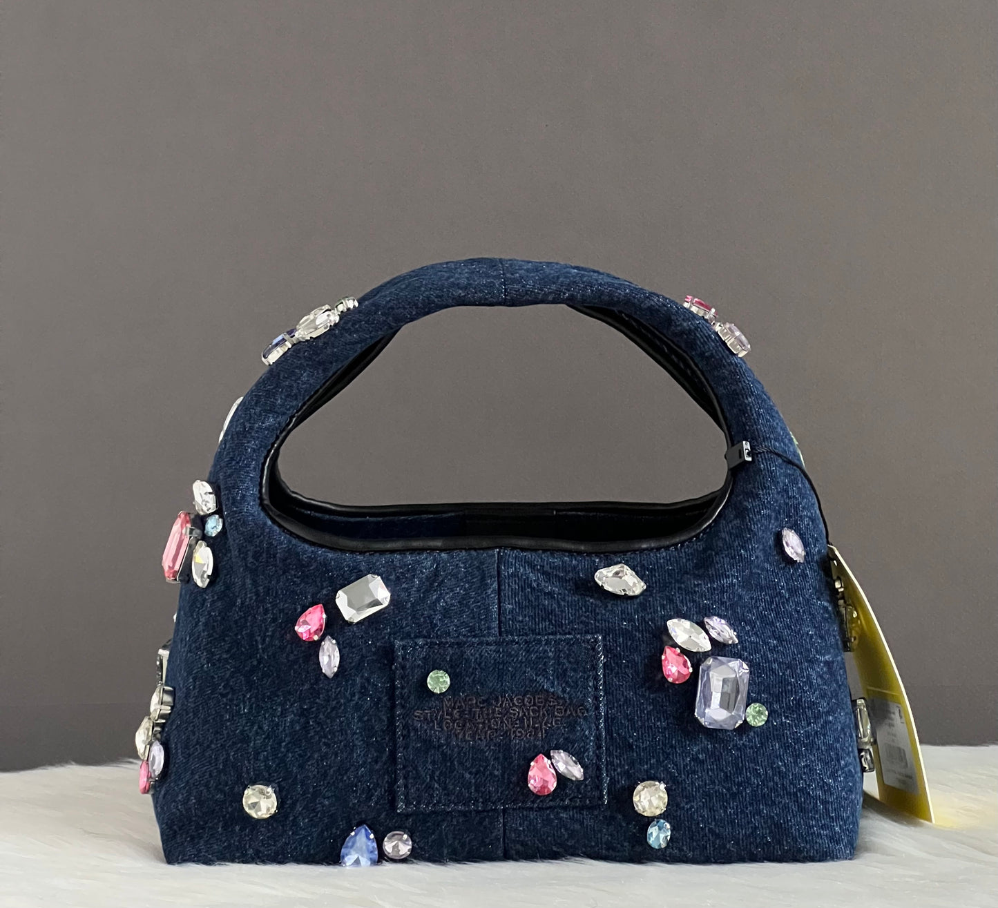 Marc Jacobs The Gem Denim Mini Sack Bag