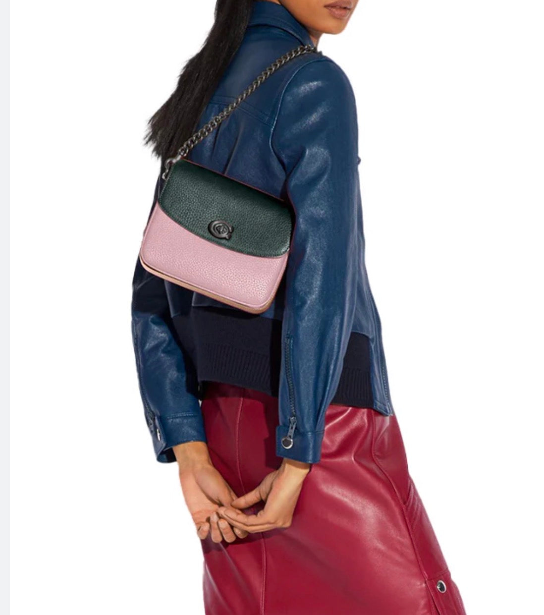 Coach Cassie Crossbody 19 In Colorblock