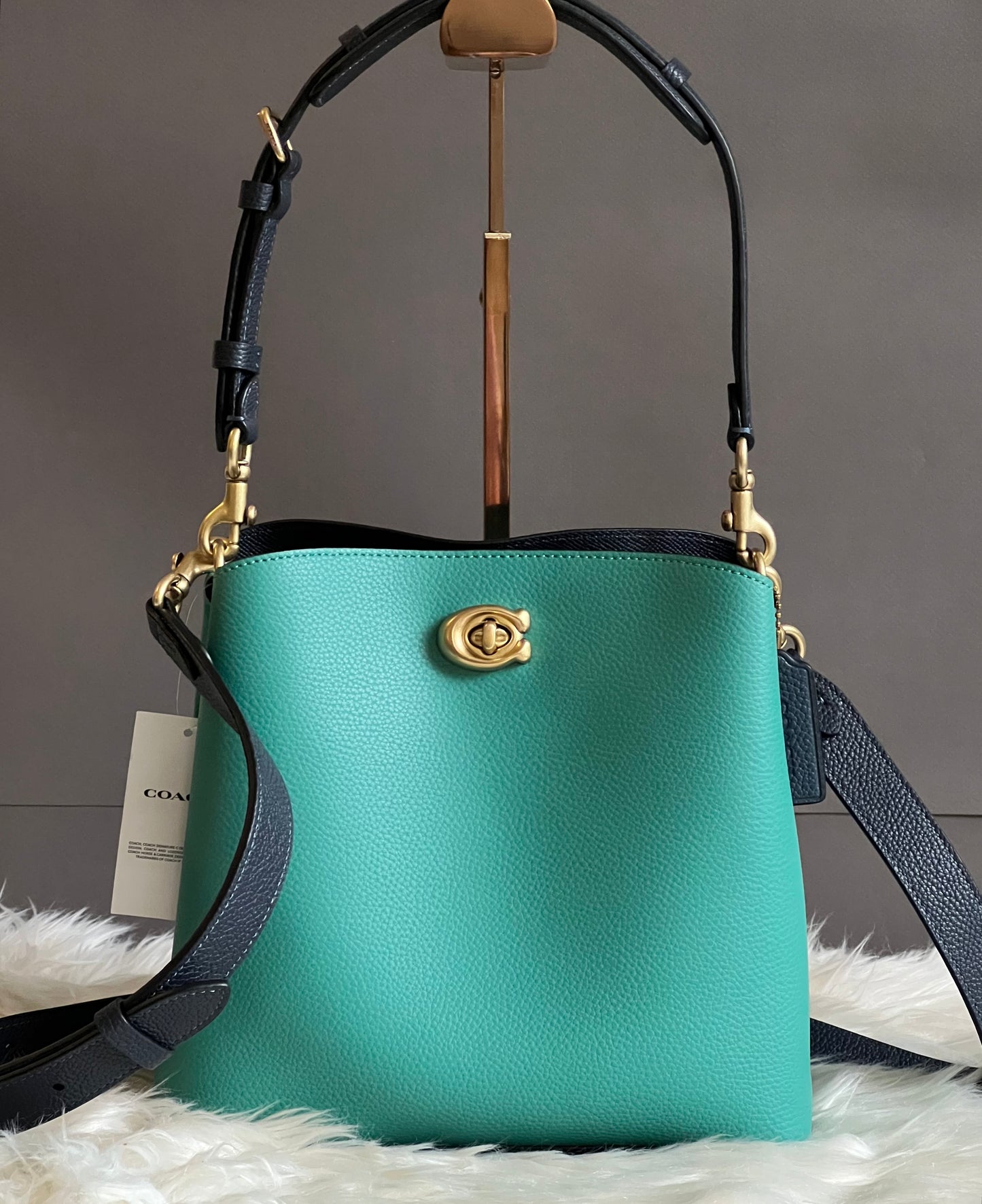 Coach Willow Bucket Bag in Colorblock