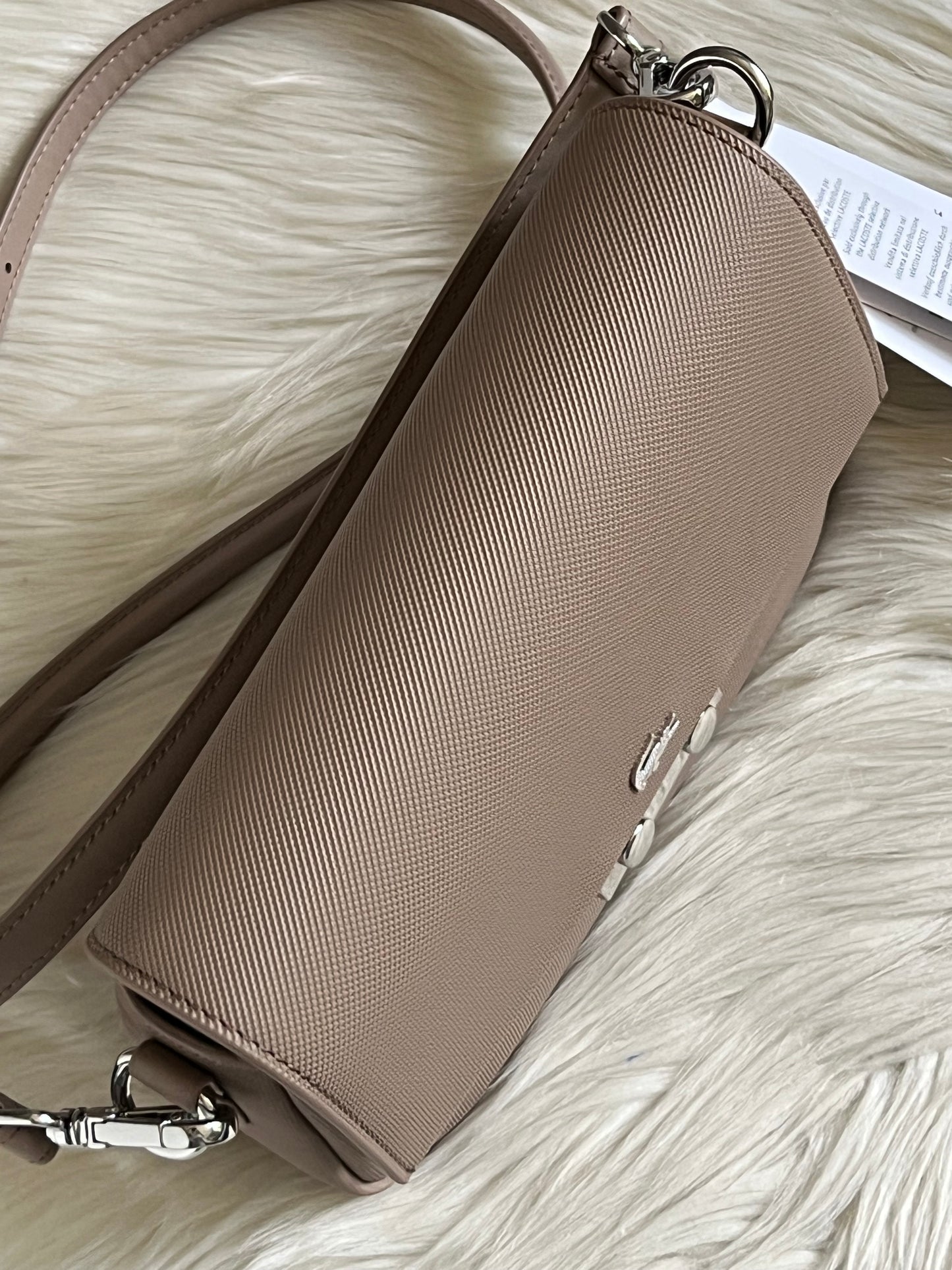 Lacoste Women's Flap Close Shoulder Bag