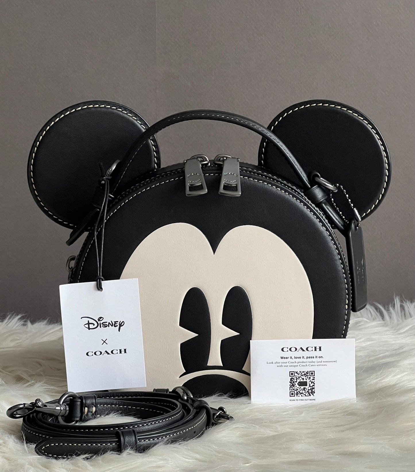 Disney X Coach Mickey Mouse Ear Bag