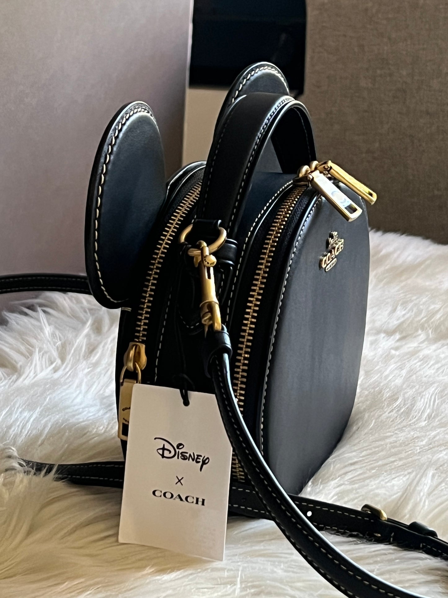 Disney X Coach Mickey Mouse Ear Bag