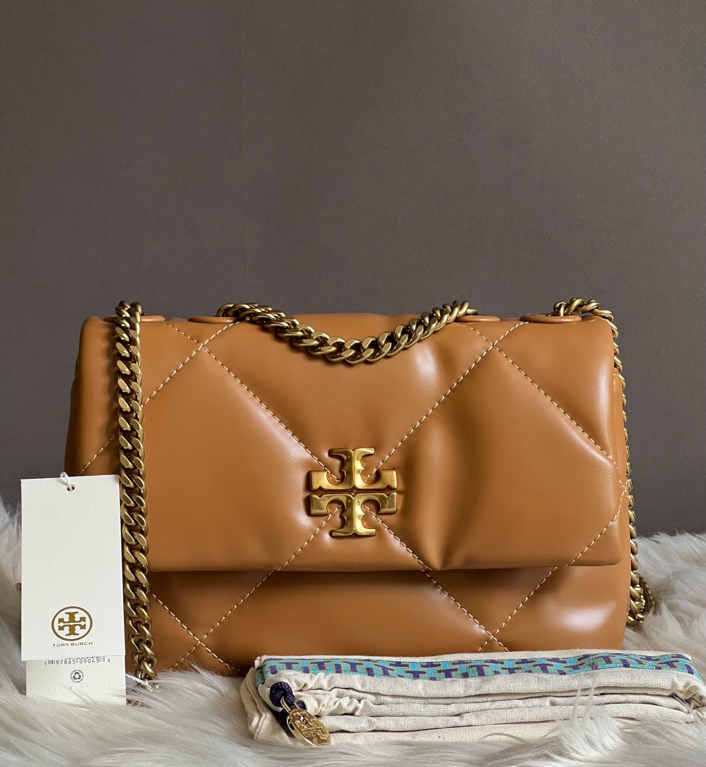 Tory Burch Small Kira Diamond Quilt Convertible Shoulder Bag