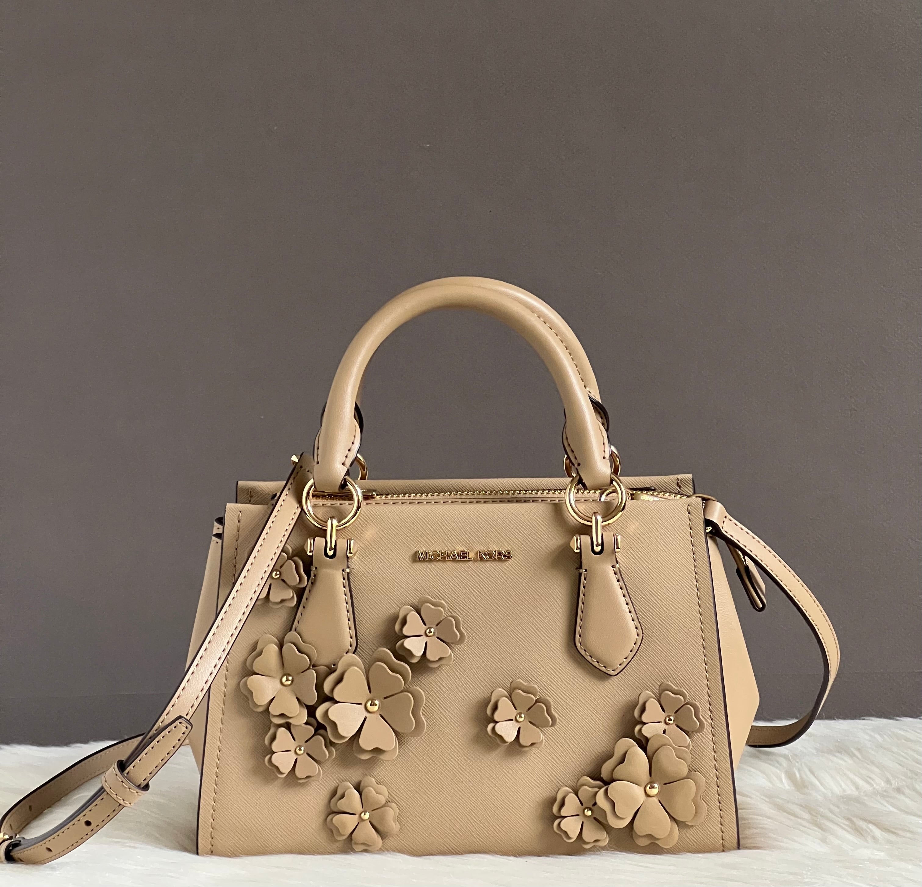 Michael Kors Marilyn Small Floral Embellished Satchel – Club de Mode