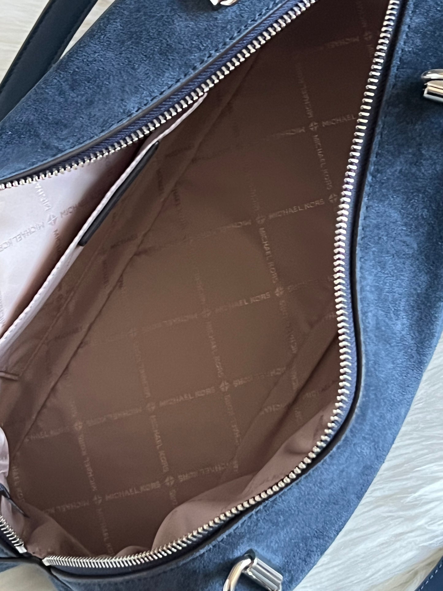 Michael Kors Cecily Medium Suede Shoulder Bag