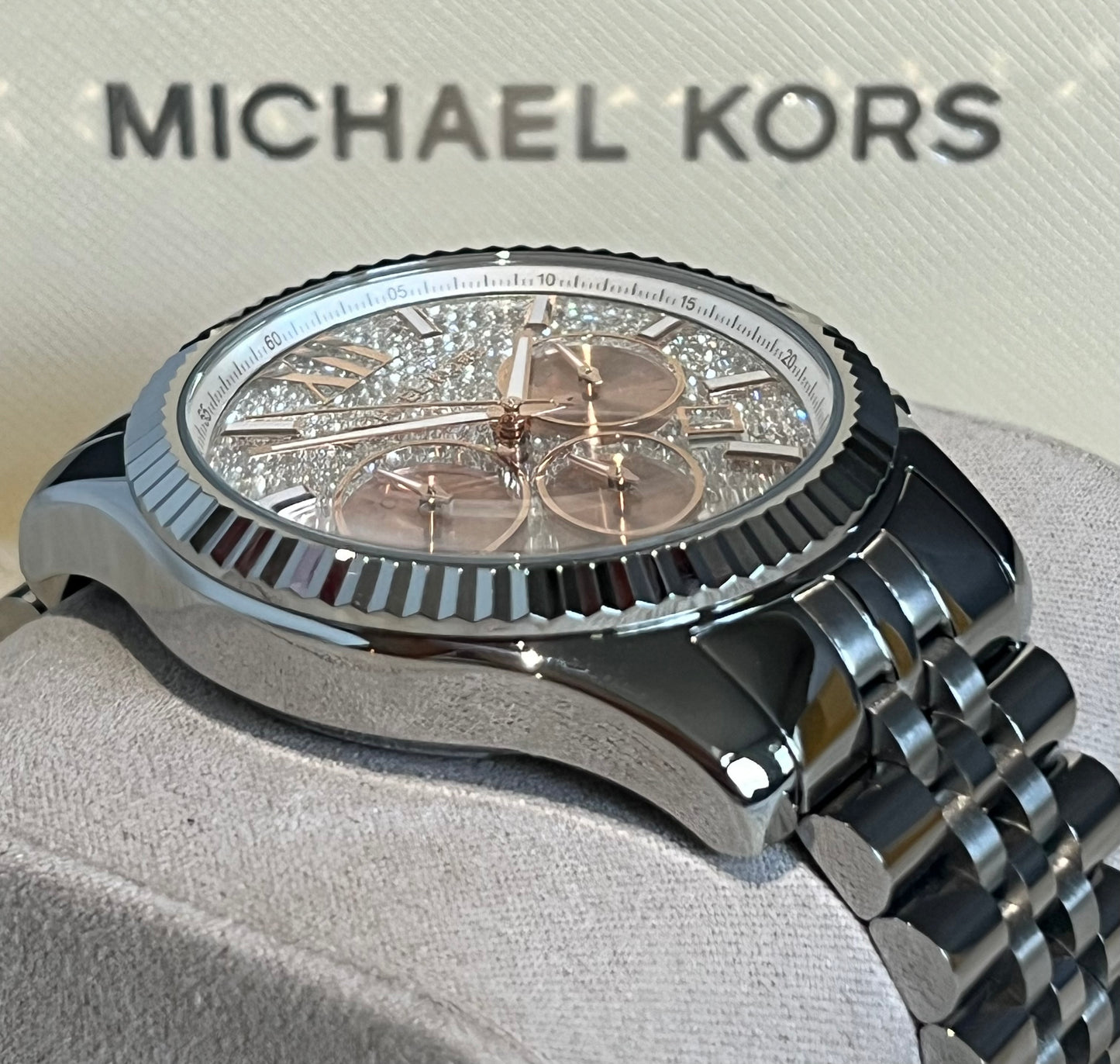 Michael Kors Lexington Silver-Tone Watch