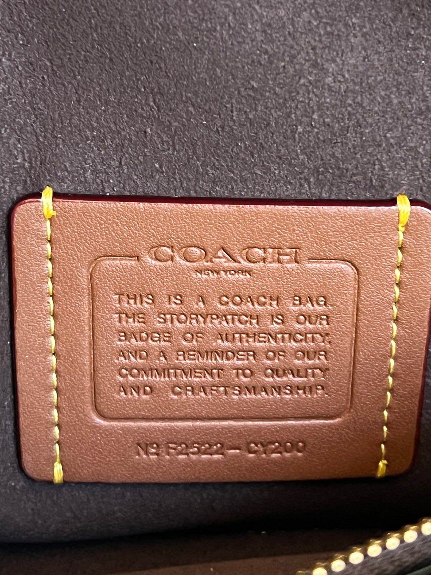 Coach Tabby Shoulder Bag 20 with Signature Canvas Detail