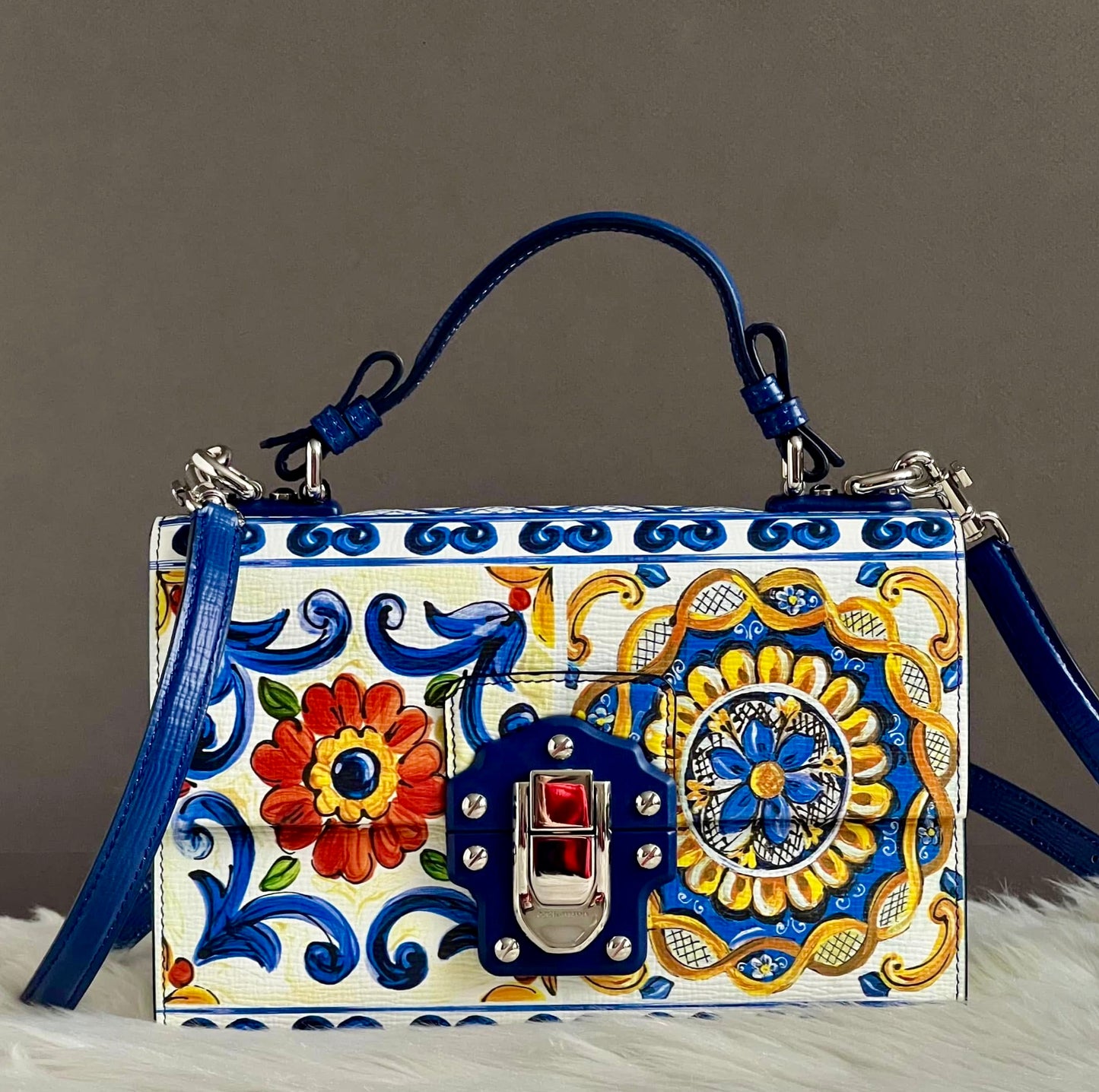 Dolce & Gabbana Majolica Lucia Crossbody Bag