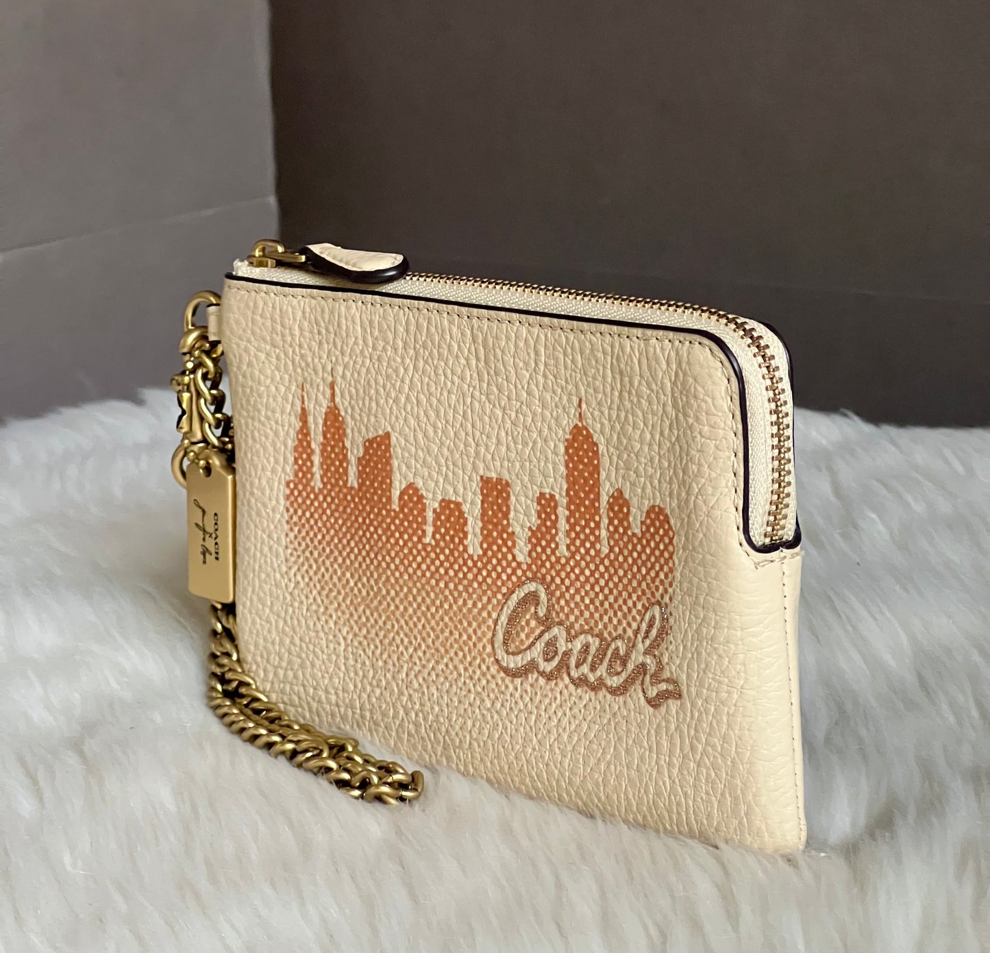 Coach X Jennifer Lopez Corner Zip Wristlet
