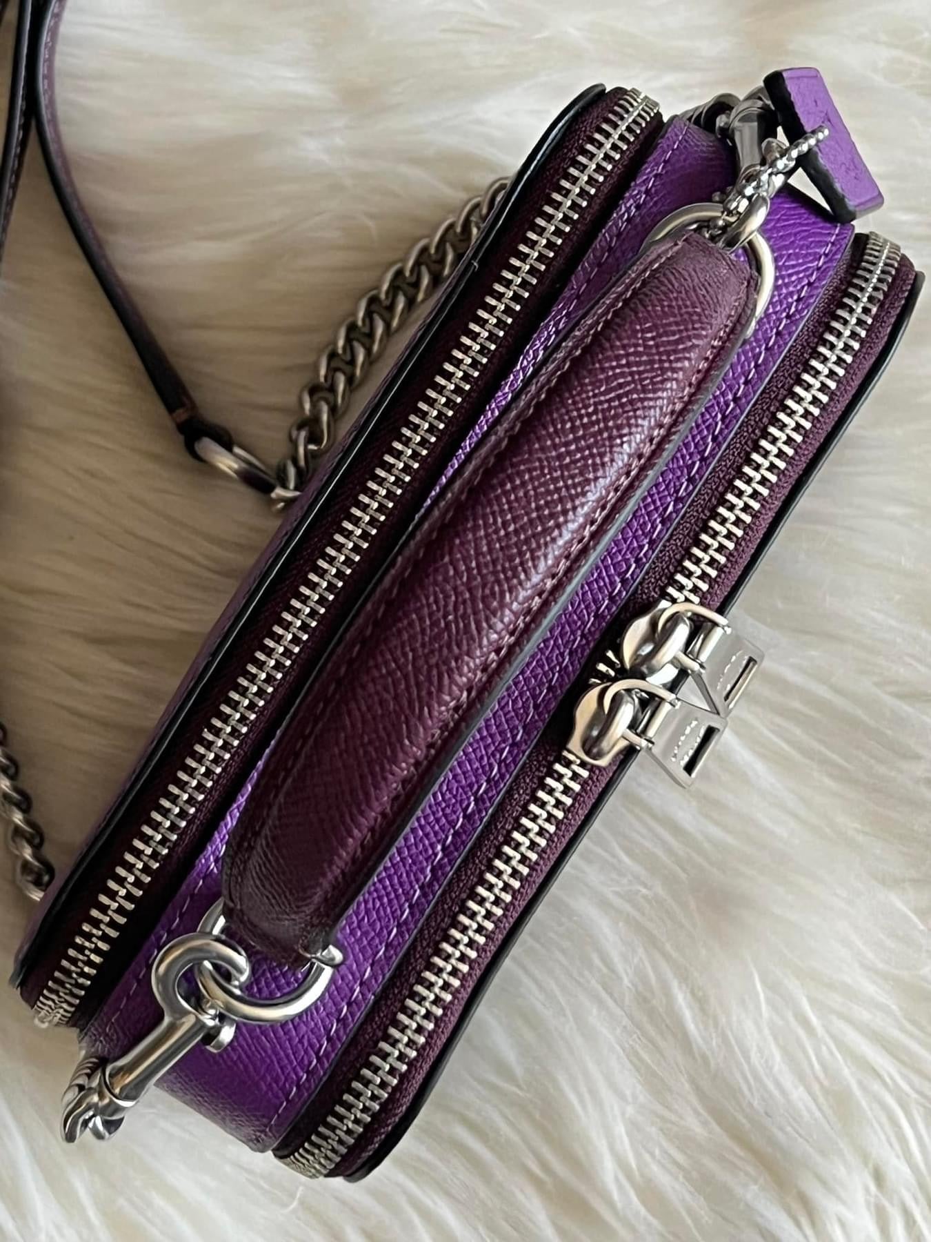 Disney X Coach Box Crossbody with Ursula Motif