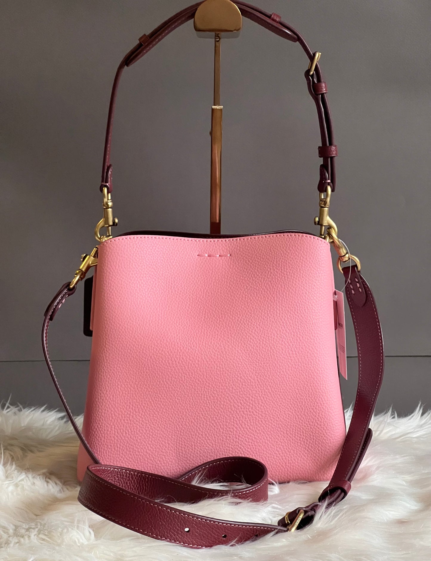 Coach Willow Bucket Bag in Colorblock