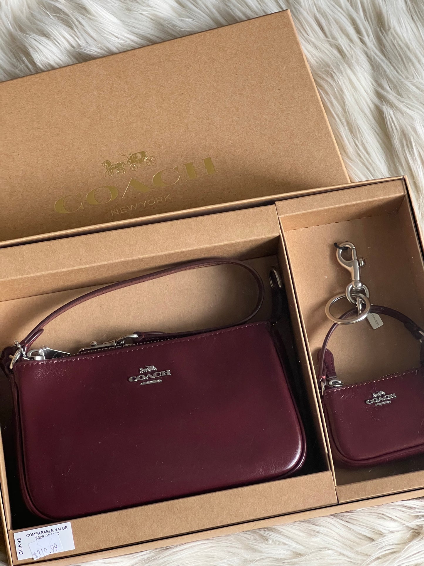 Coach Boxed Nolita 19 and Nolita Bag Charm Set