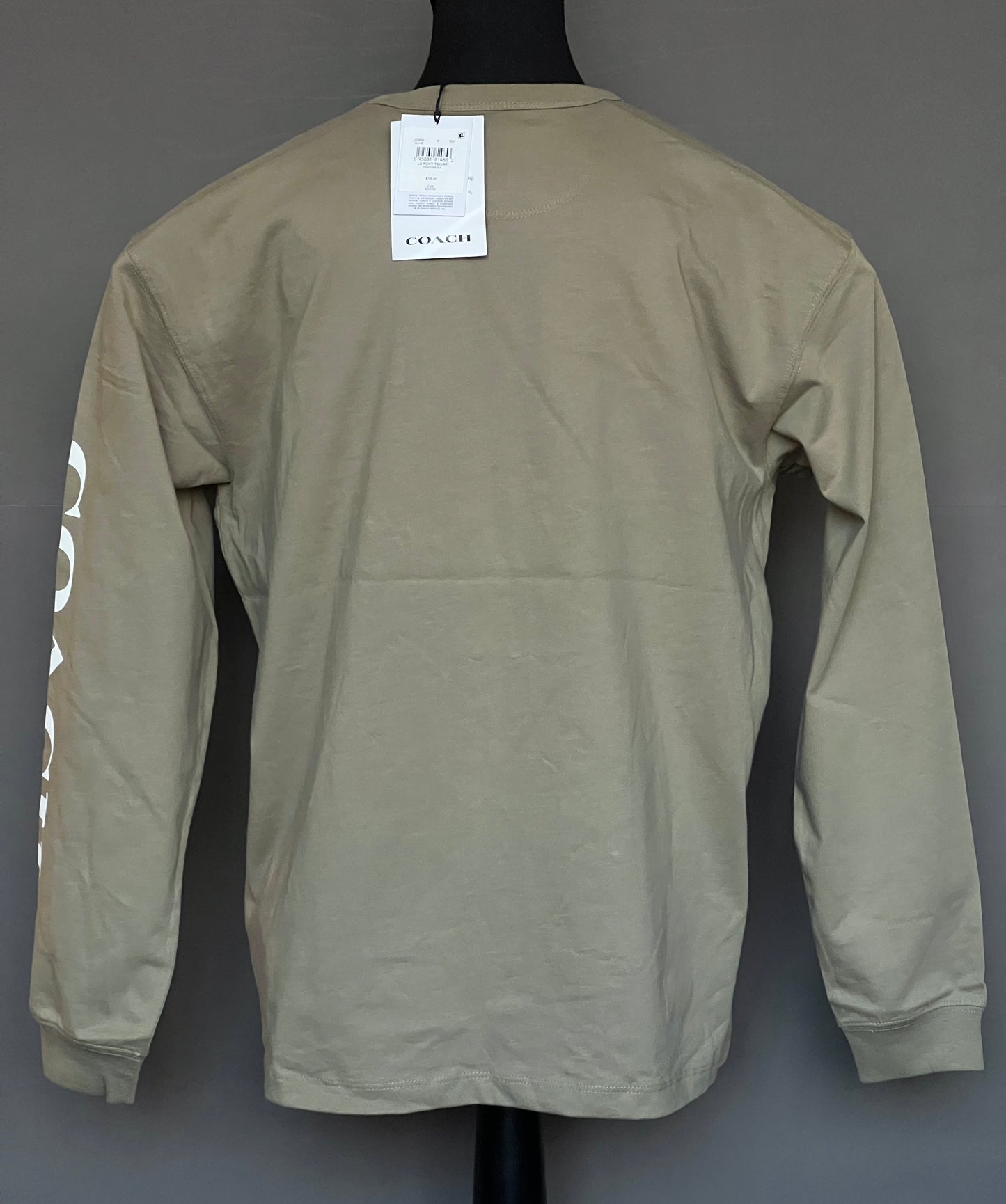 Coach Long Sleeve T-Shirt In Organic Cotton