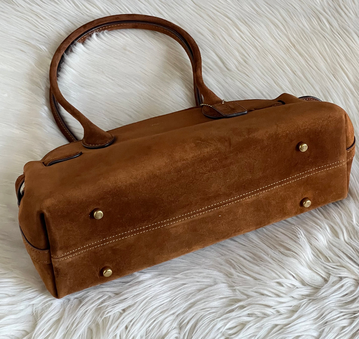 Coach Empire Carryall Bag 34 In Suede