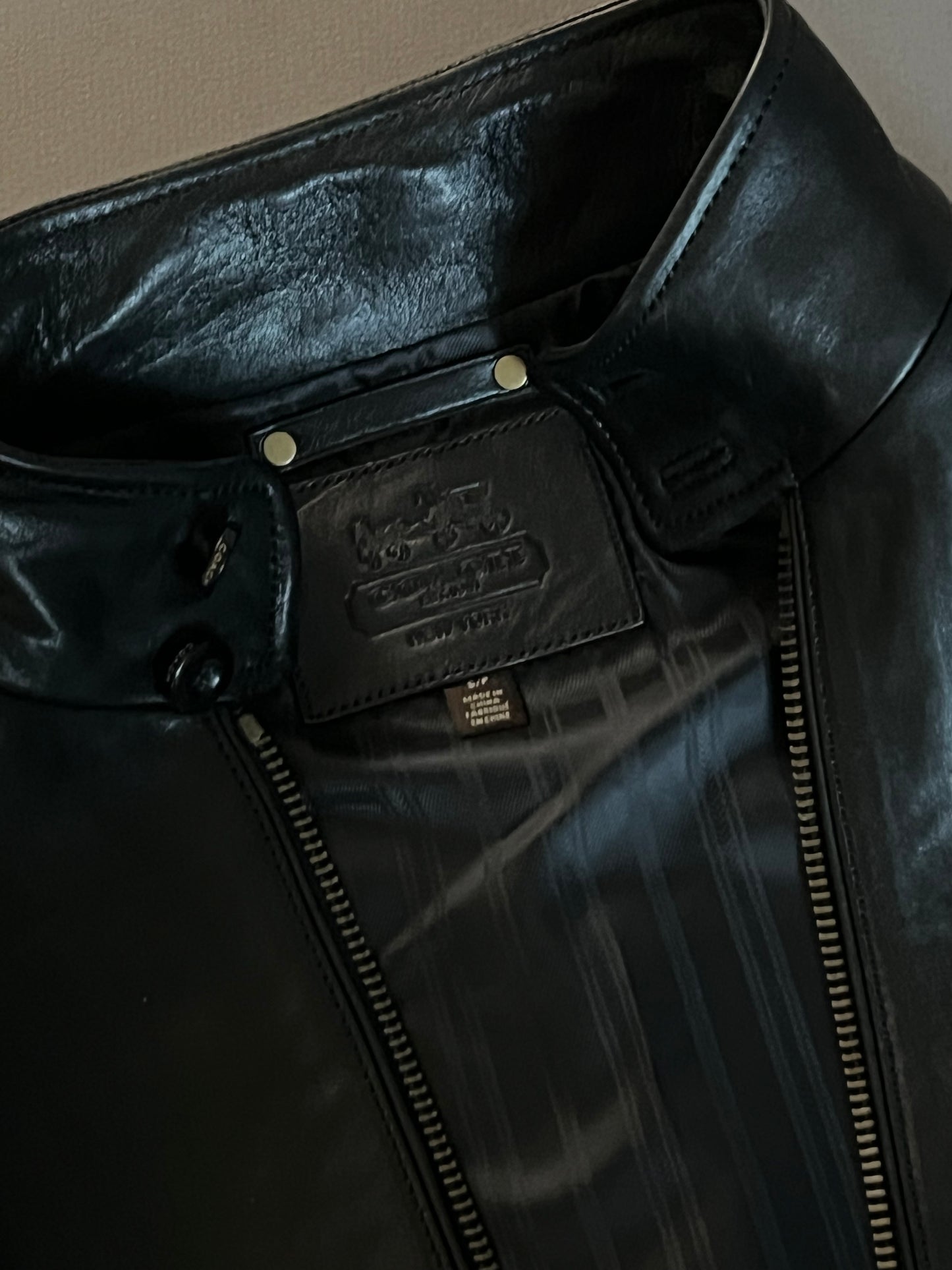 Coach Leather Jacket