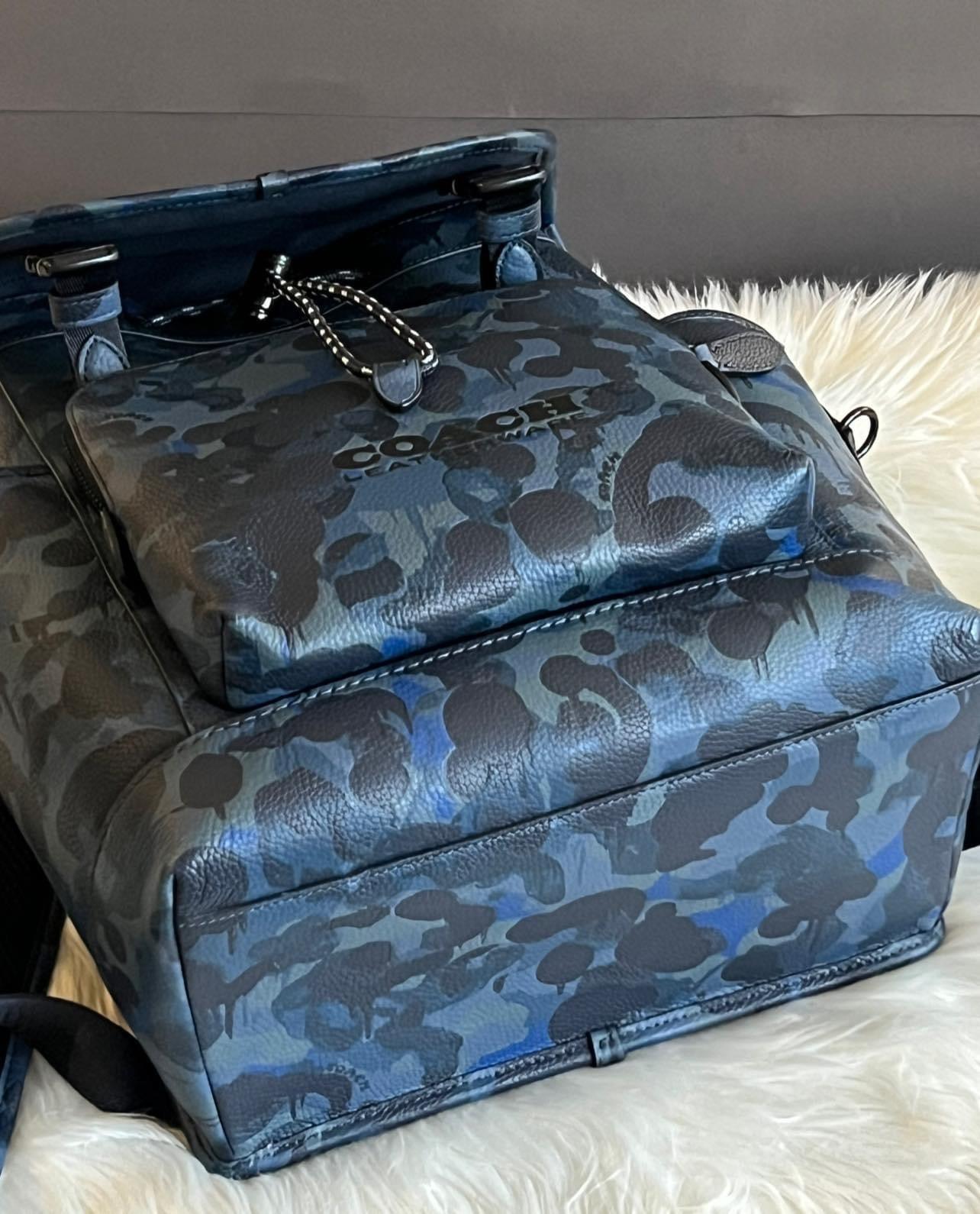 Coach League Flap Backpack with Camo Print – Club de Mode
