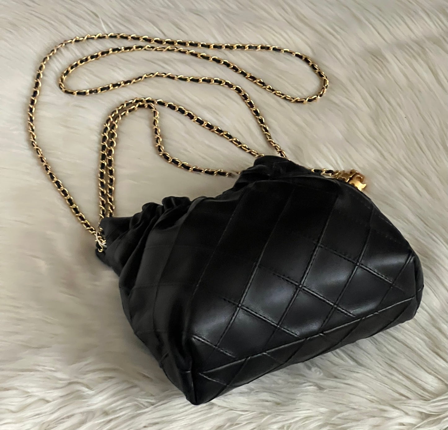 Tory Burch Mini Fleming Soft Hobo Bag