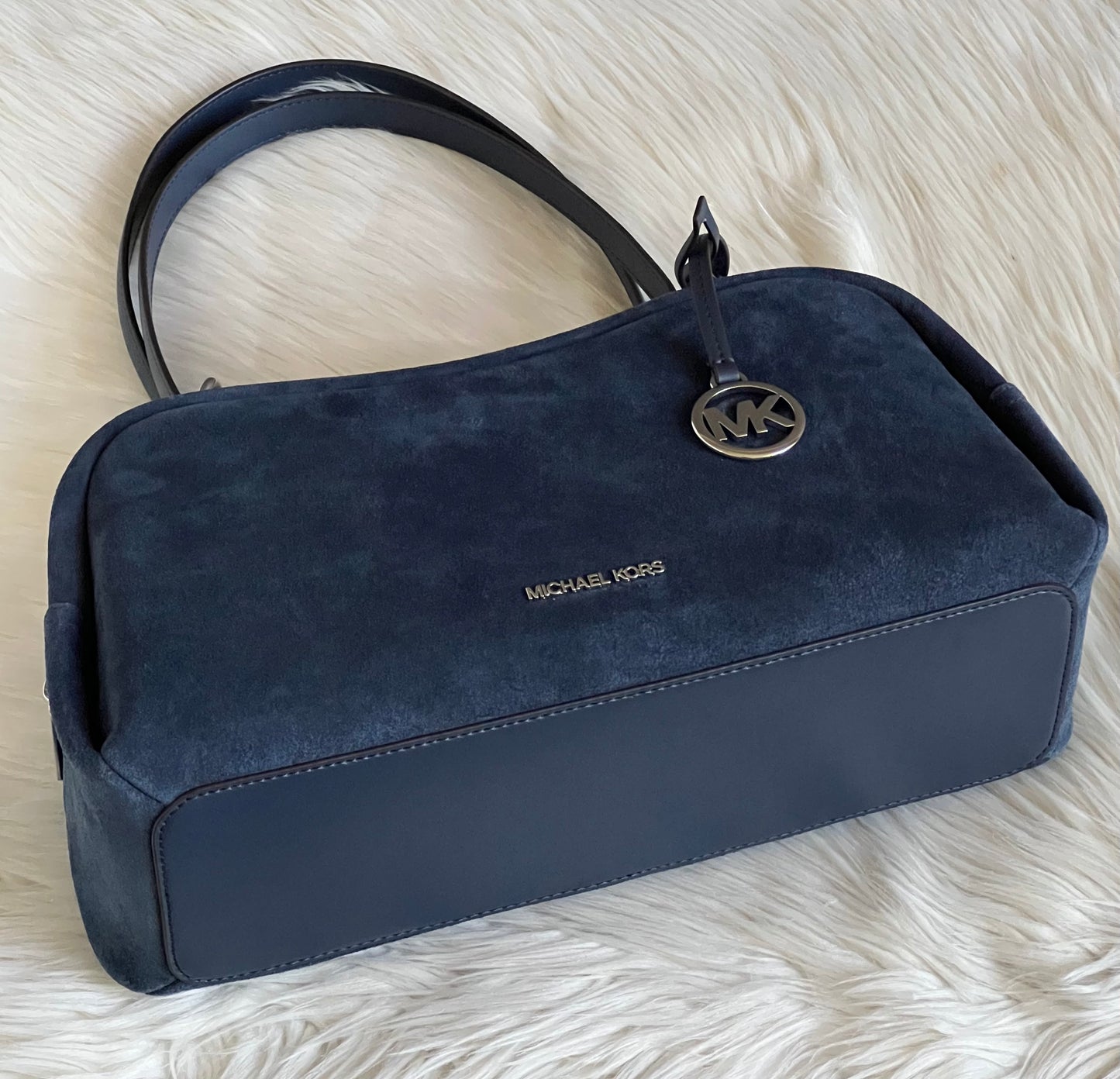 Michael Kors Cecily Medium Suede Shoulder Bag
