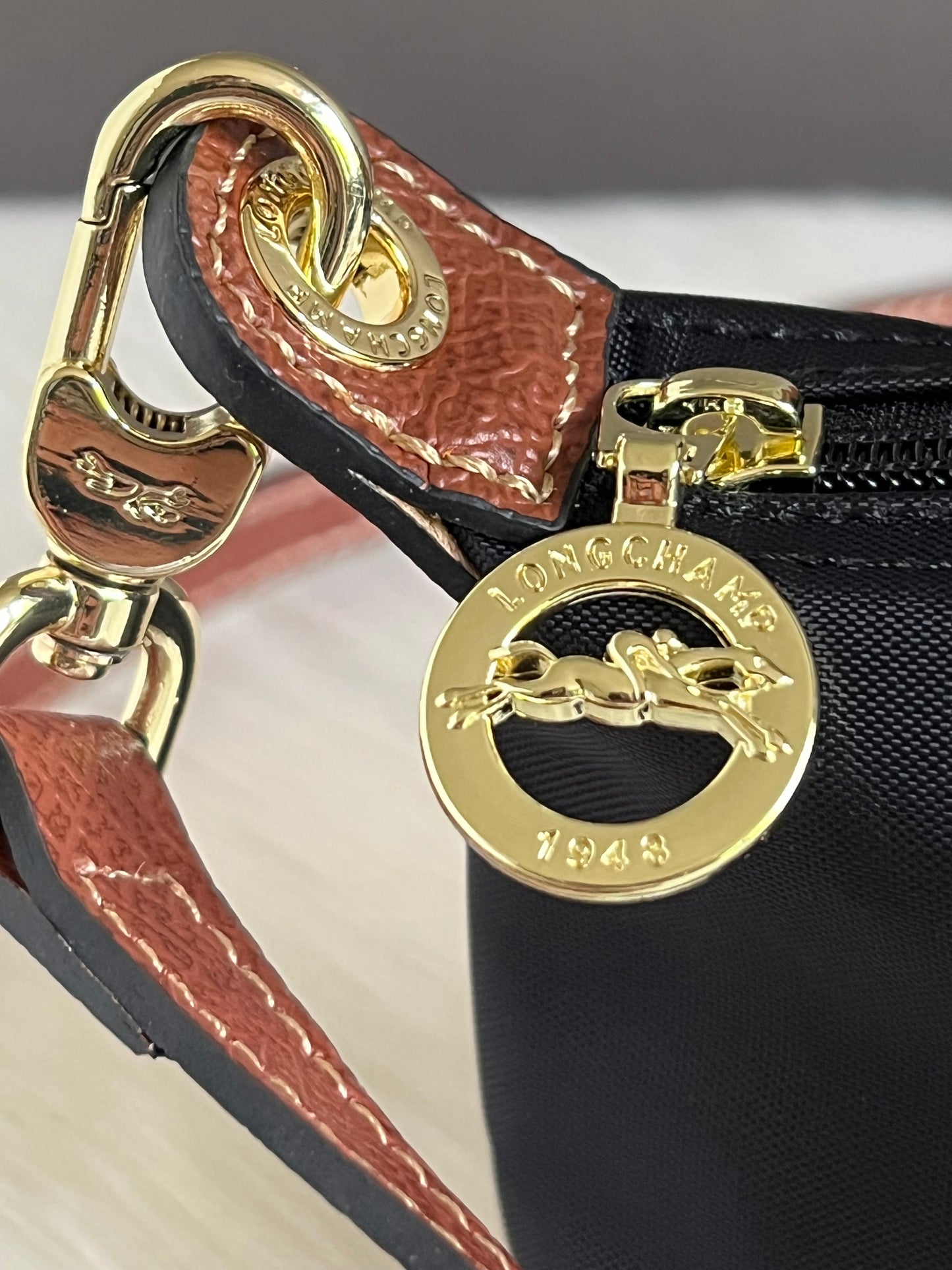 Longchamp XS Le Pliage Original Pouch with Strap