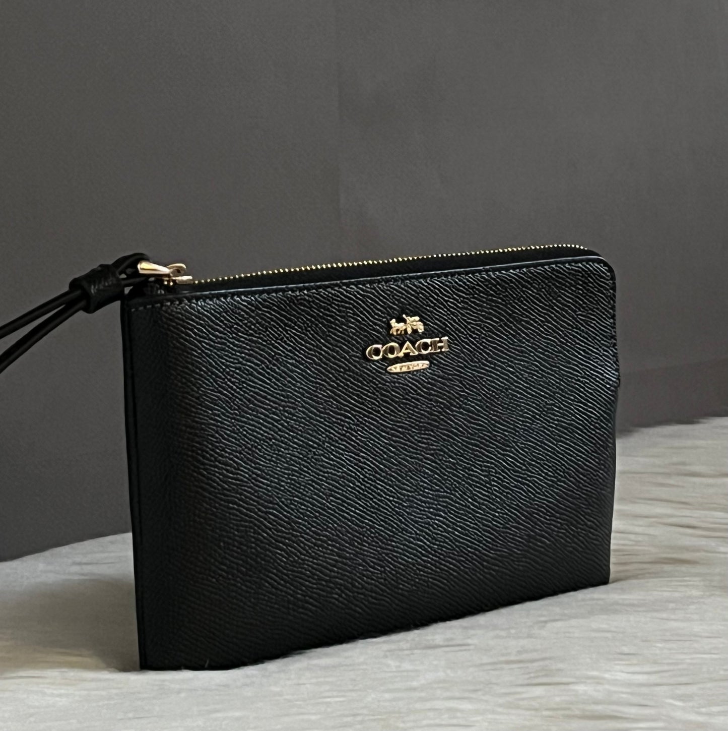 Coach Large Corner Zip Wristlet