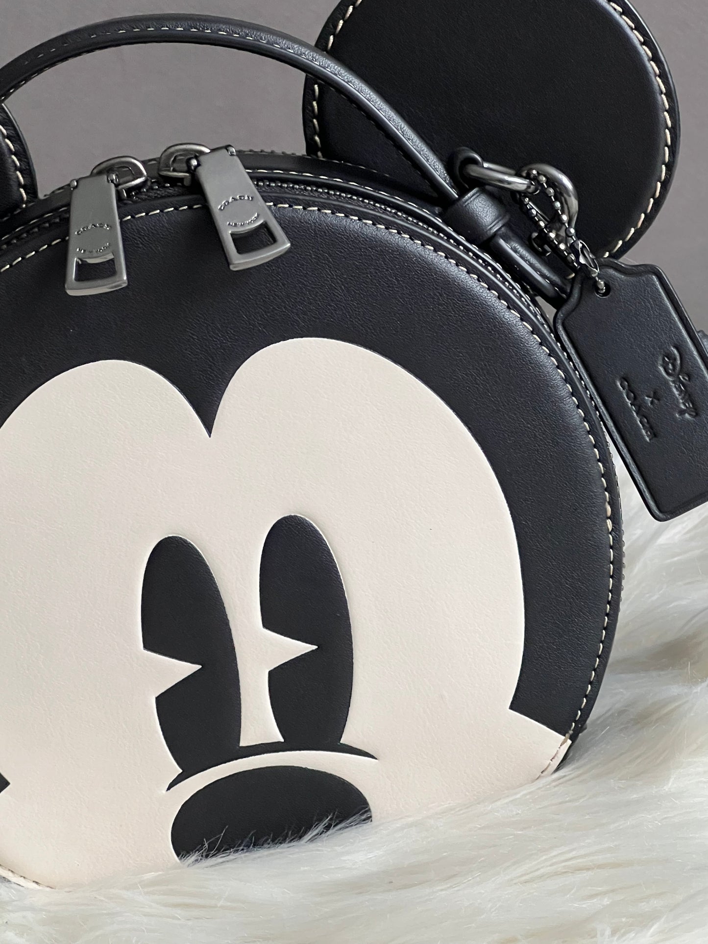 Disney X Coach Mickey Mouse Ear Bag