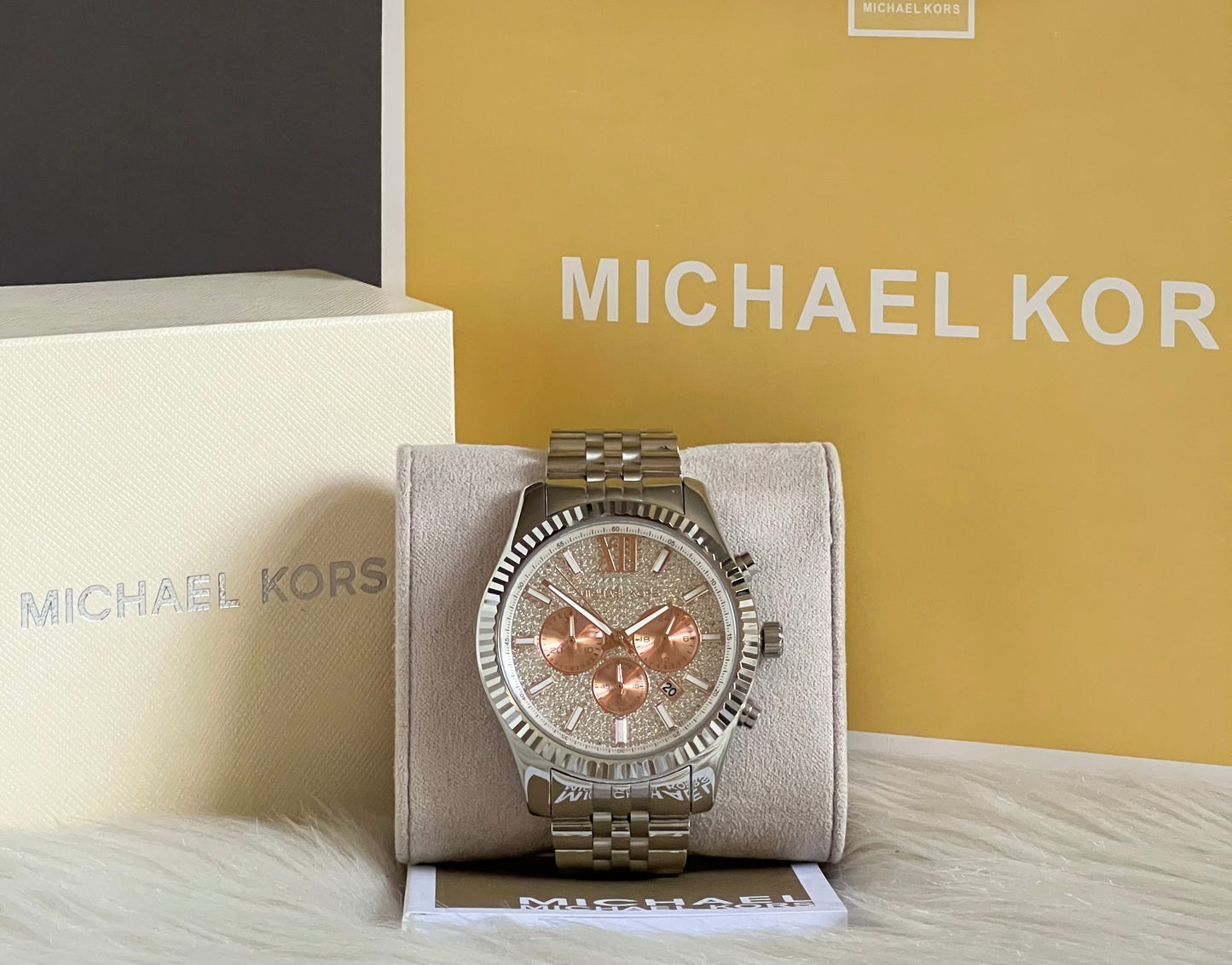 Michael Kors Lexington Silver-Tone Watch